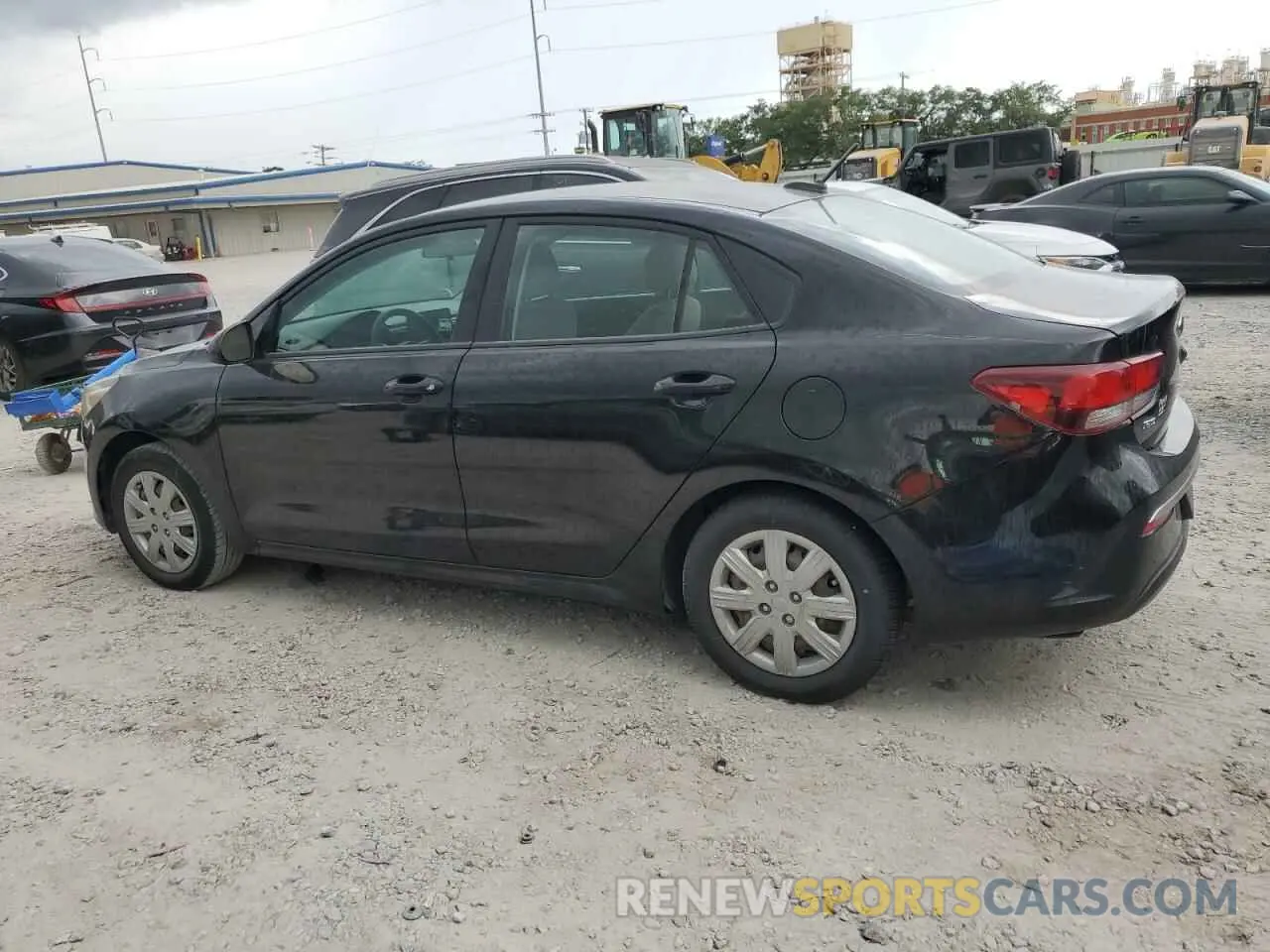 2 Photograph of a damaged car 3KPA24AD8ME424384 KIA RIO 2021