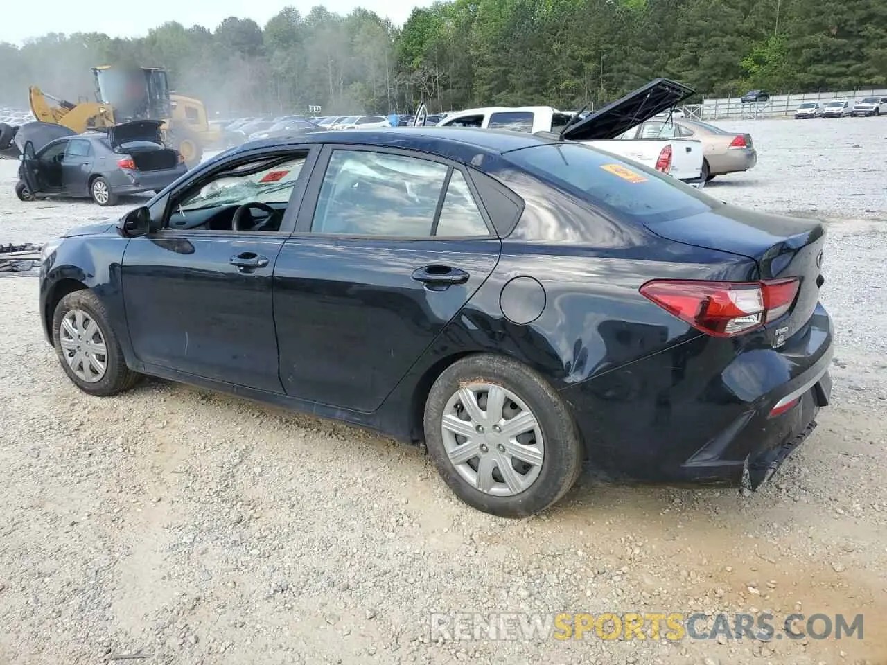 2 Photograph of a damaged car 3KPA24AD9ME396448 KIA RIO 2021