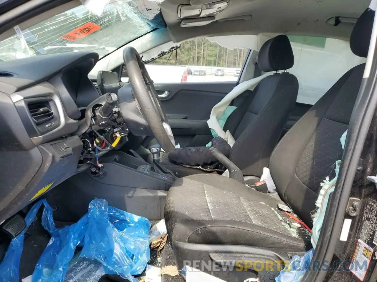 7 Photograph of a damaged car 3KPA24AD9ME396448 KIA RIO 2021