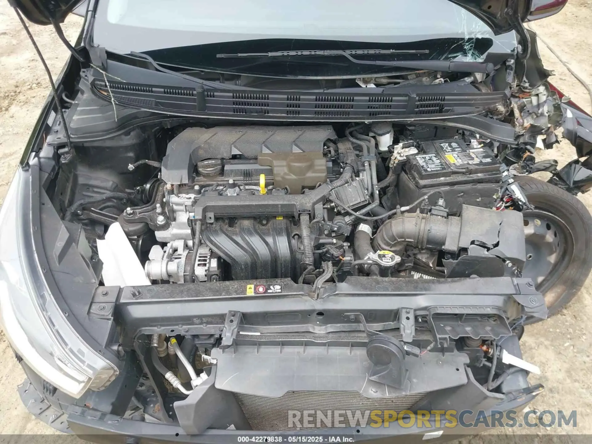 10 Photograph of a damaged car 3KPA24AD9ME406458 KIA RIO 2021