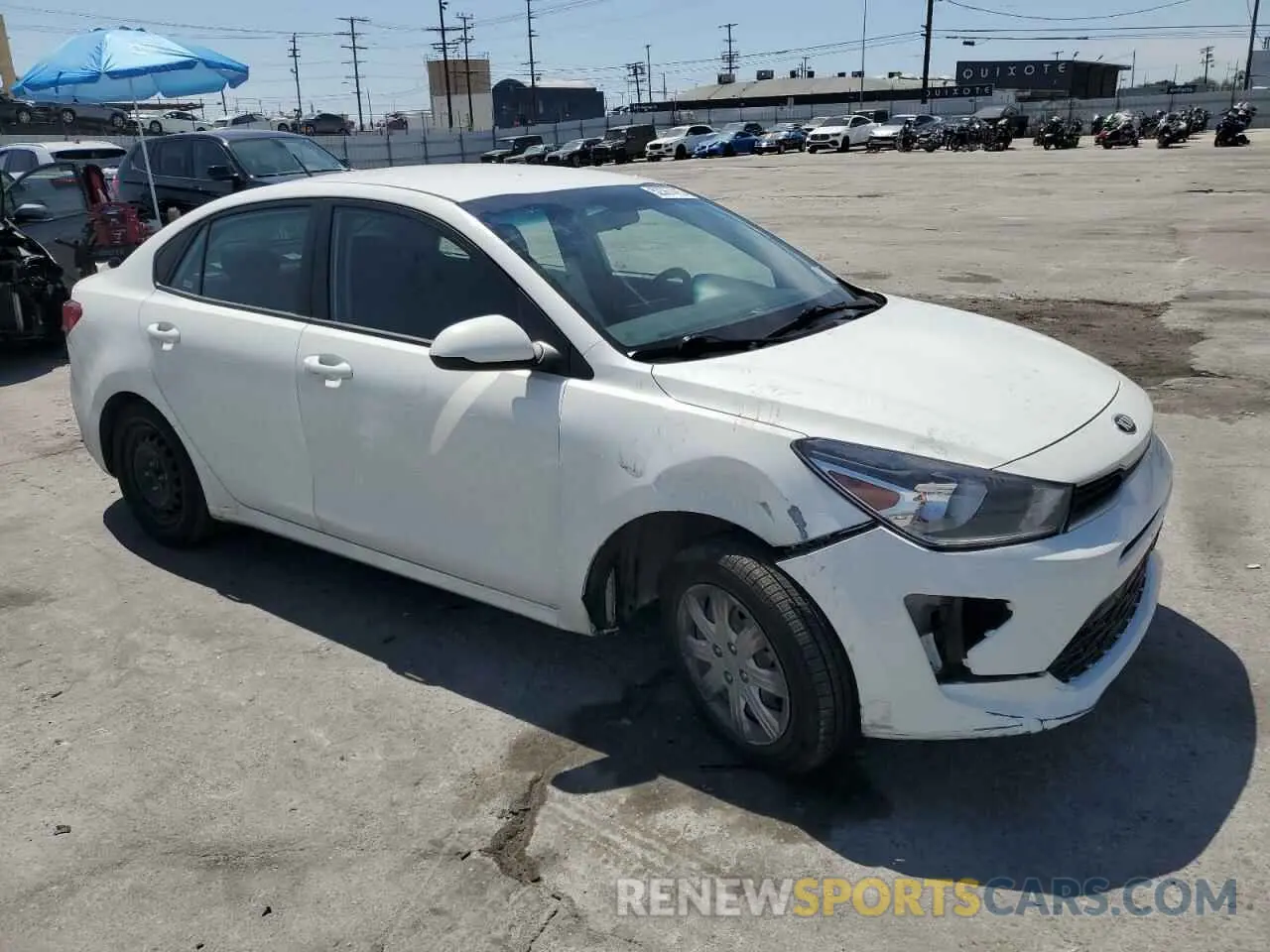 4 Фотография поврежденного автомобиля 3KPA24ADXME375737 KIA RIO 2021