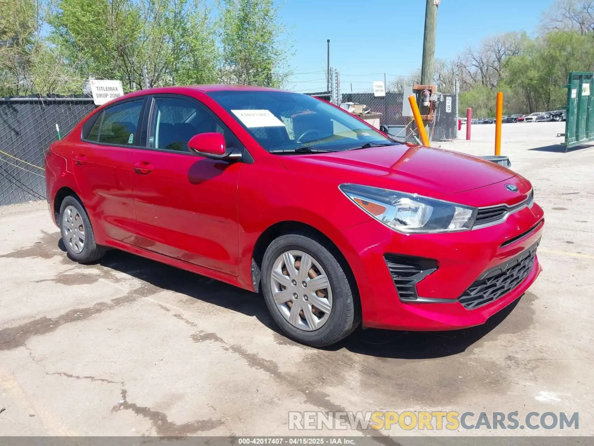 1 Фотография поврежденного автомобиля 3KPA24ADXME382669 KIA RIO 2021