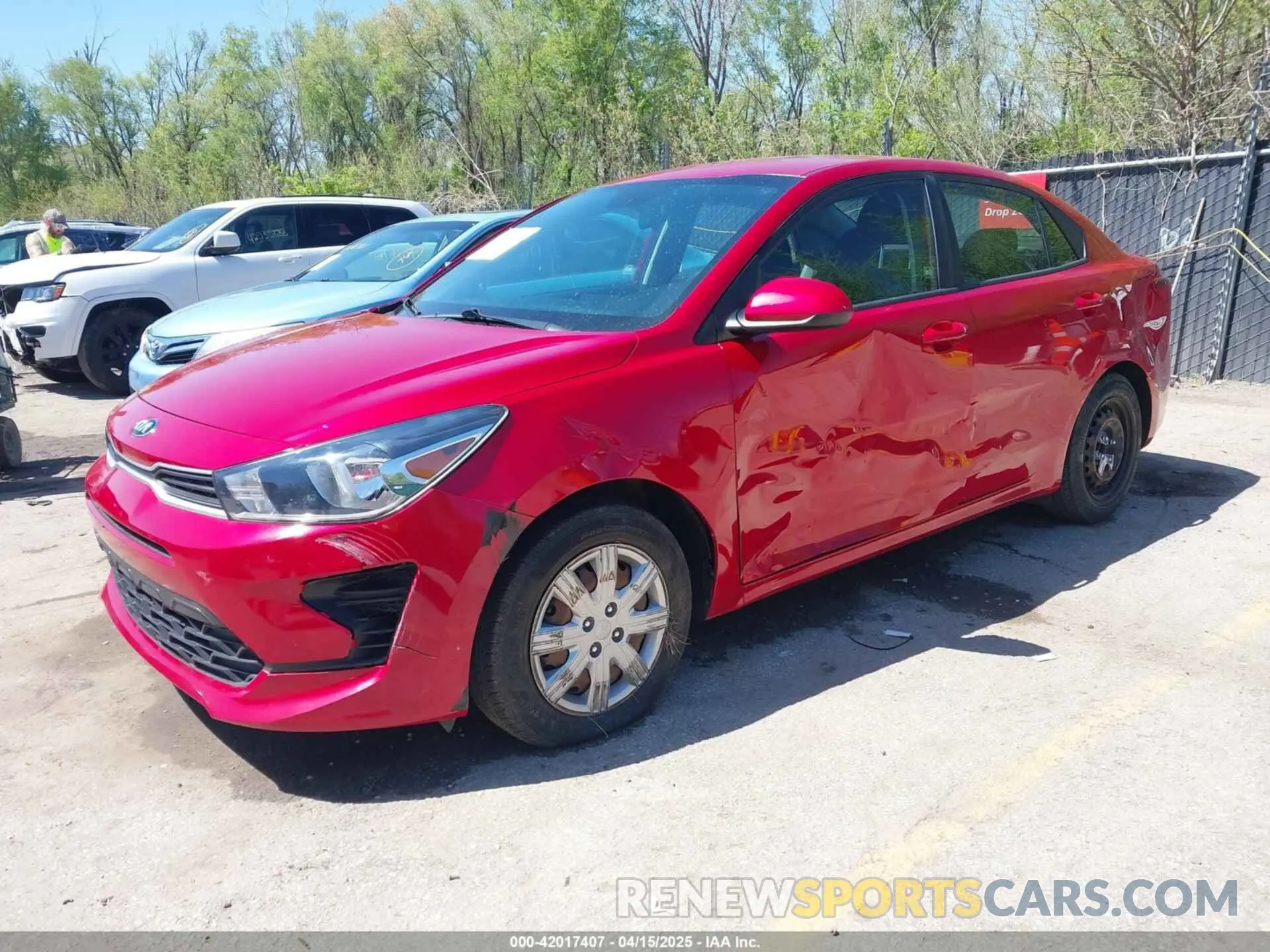 2 Фотография поврежденного автомобиля 3KPA24ADXME382669 KIA RIO 2021