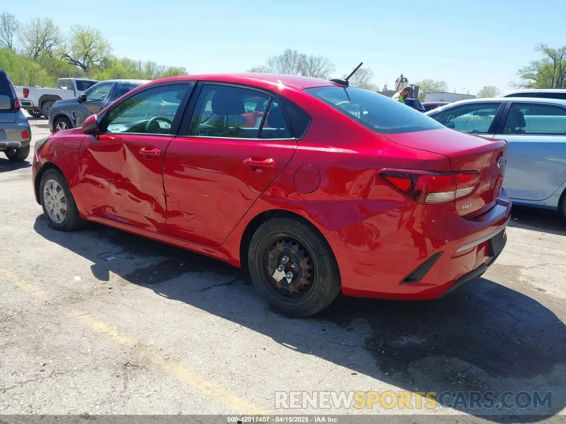 3 Фотография поврежденного автомобиля 3KPA24ADXME382669 KIA RIO 2021