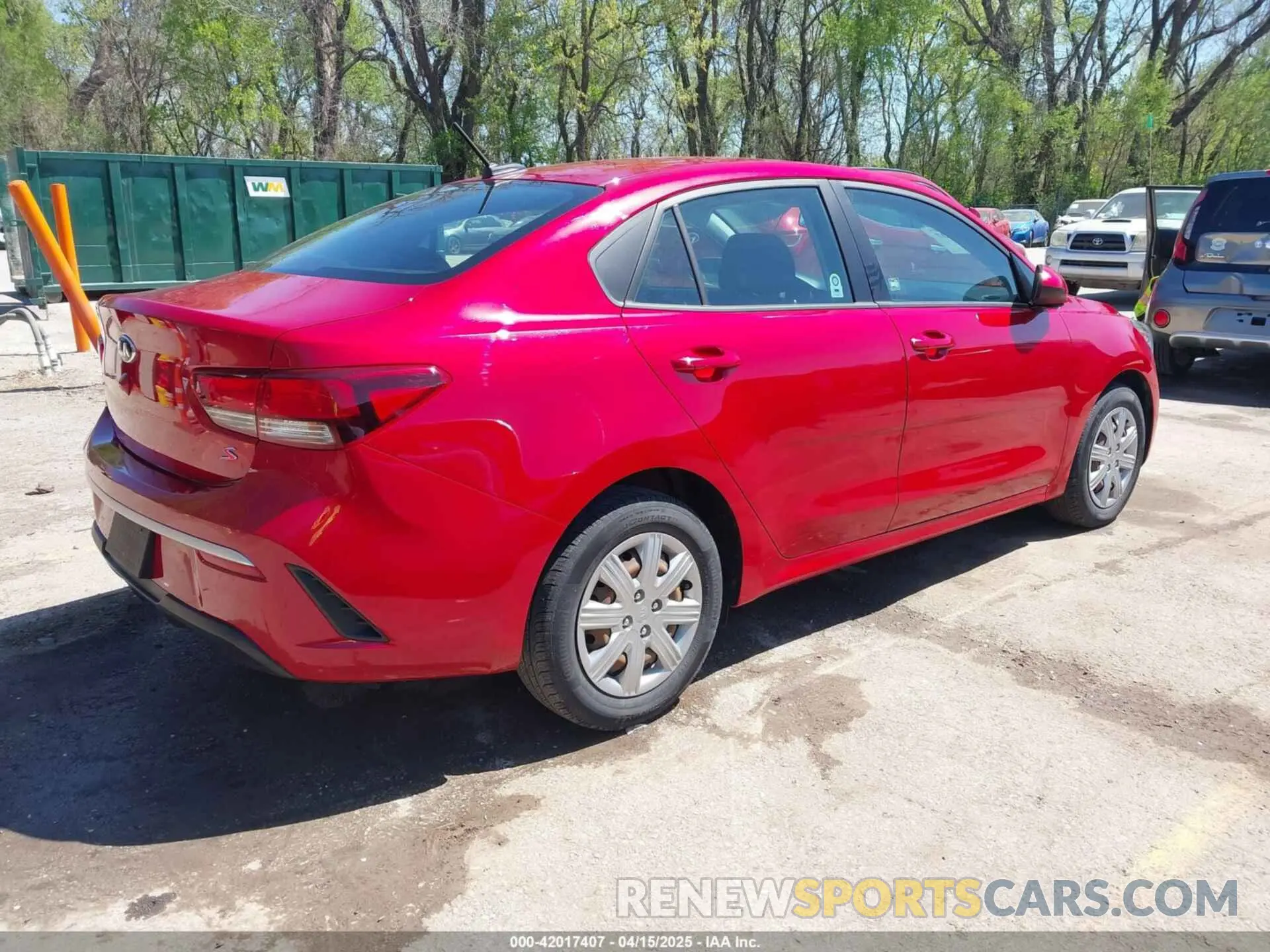 4 Фотография поврежденного автомобиля 3KPA24ADXME382669 KIA RIO 2021