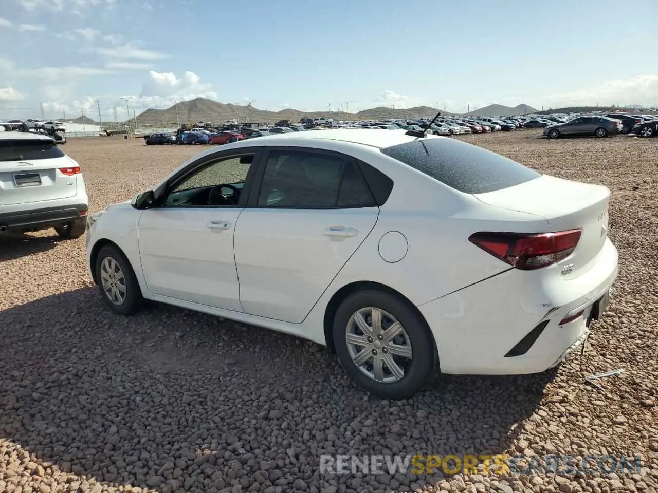 2 Photograph of a damaged car 3KPA24AD0NE438099 KIA RIO 2022