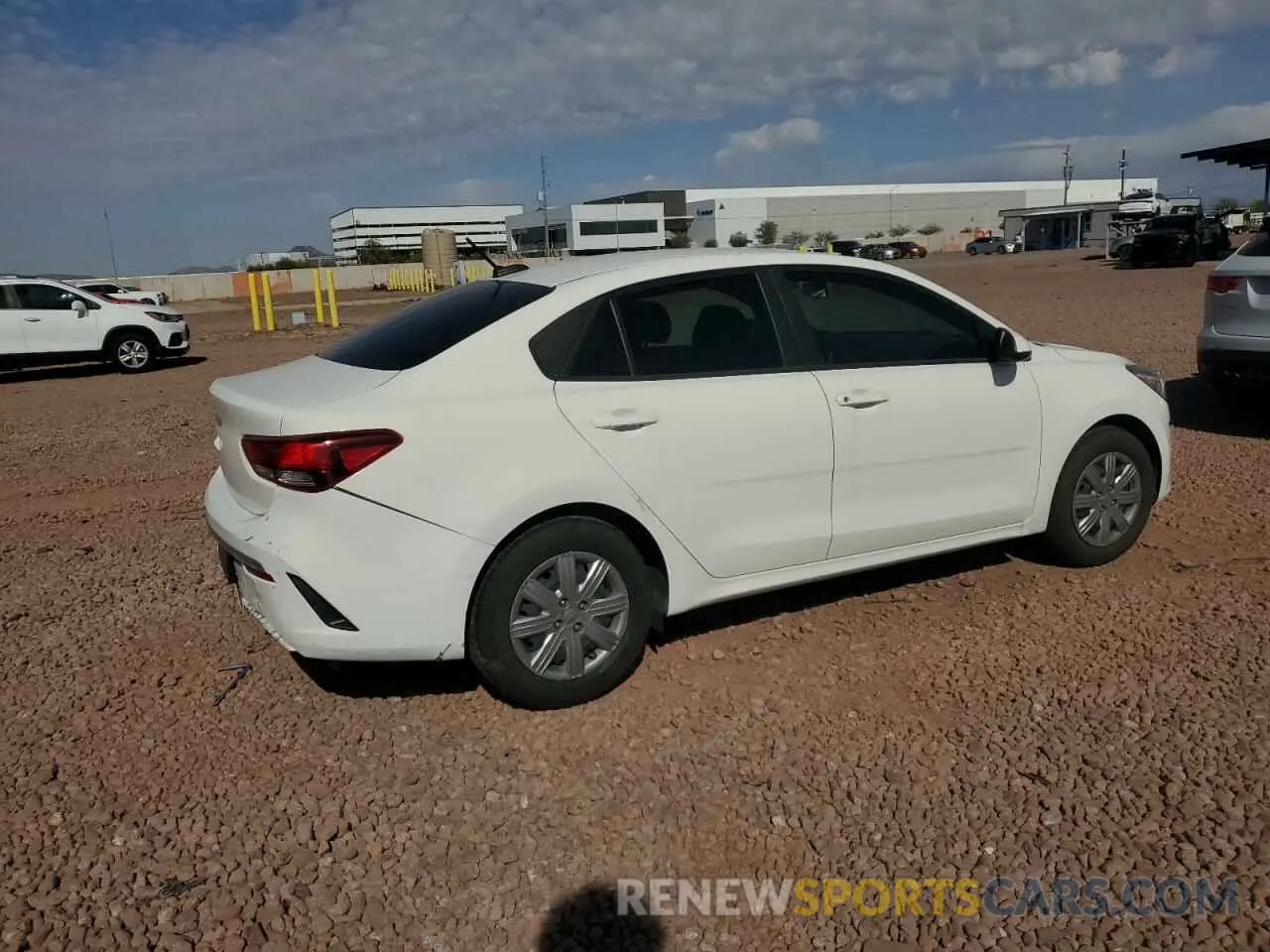 3 Photograph of a damaged car 3KPA24AD0NE438099 KIA RIO 2022