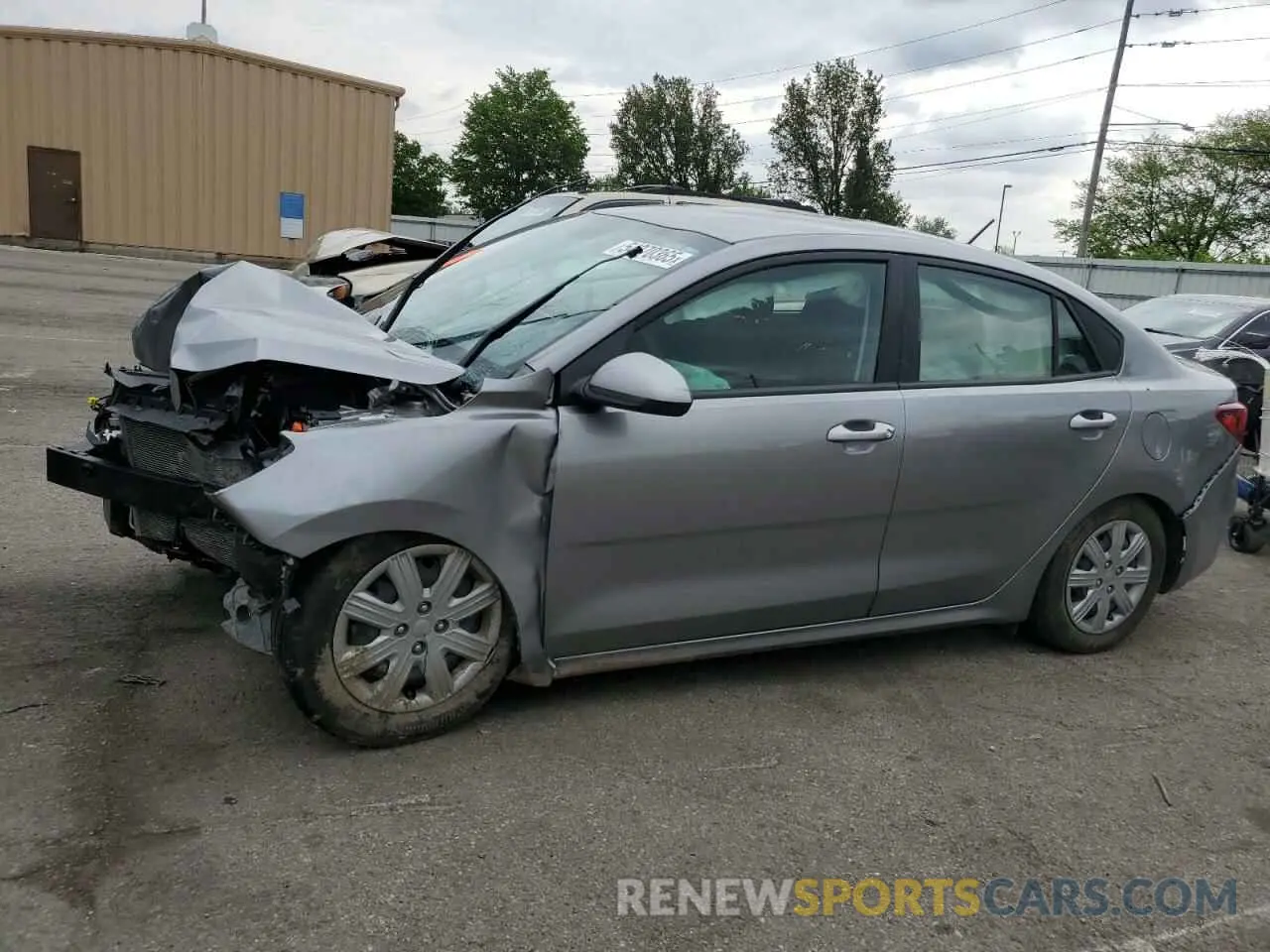 1 Photograph of a damaged car 3KPA24AD0NE440628 KIA RIO 2022