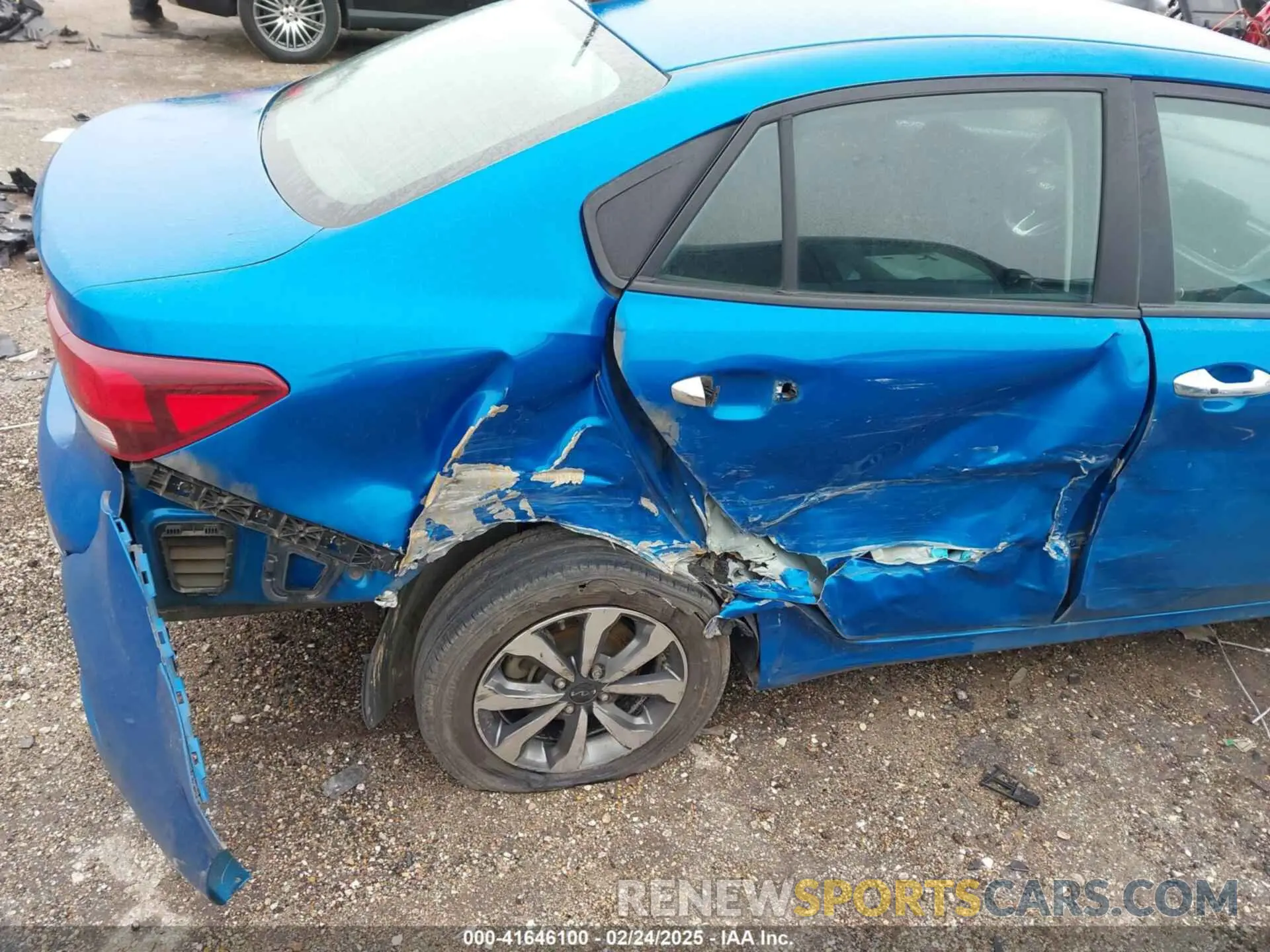 6 Photograph of a damaged car 3KPA24AD0NE458613 KIA RIO 2022