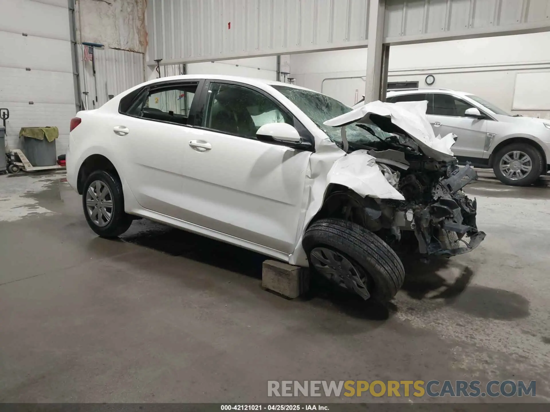 1 Photograph of a damaged car 3KPA24AD0NE480255 KIA RIO 2022