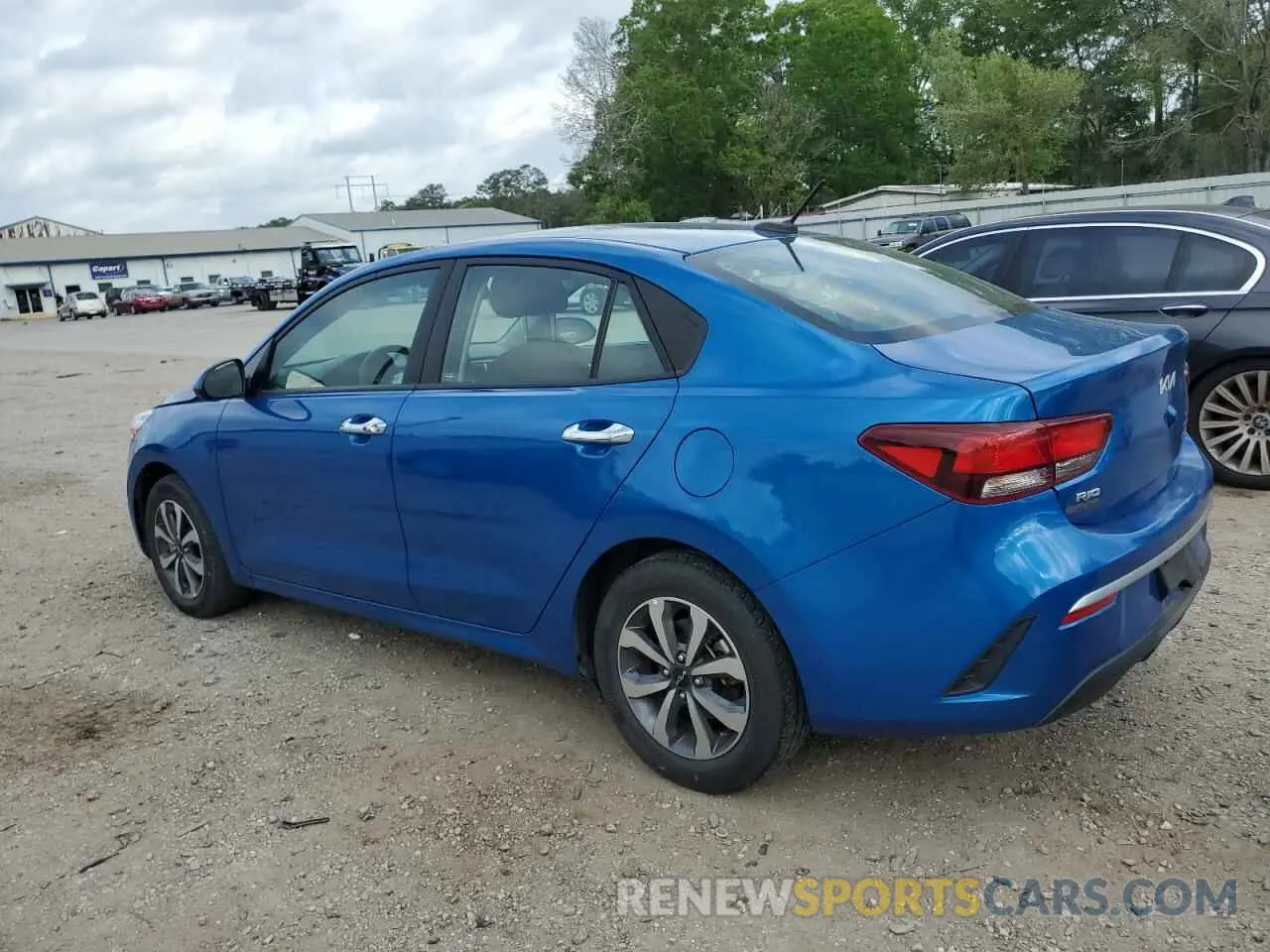 2 Photograph of a damaged car 3KPA24AD0NE481244 KIA RIO 2022