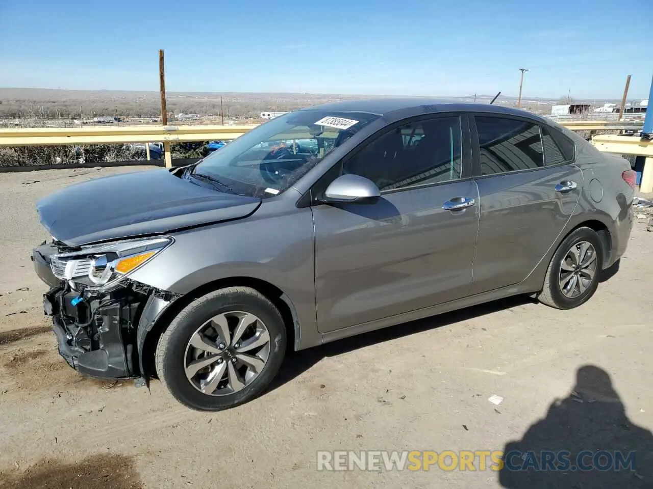 1 Photograph of a damaged car 3KPA24AD1NE431548 KIA RIO 2022