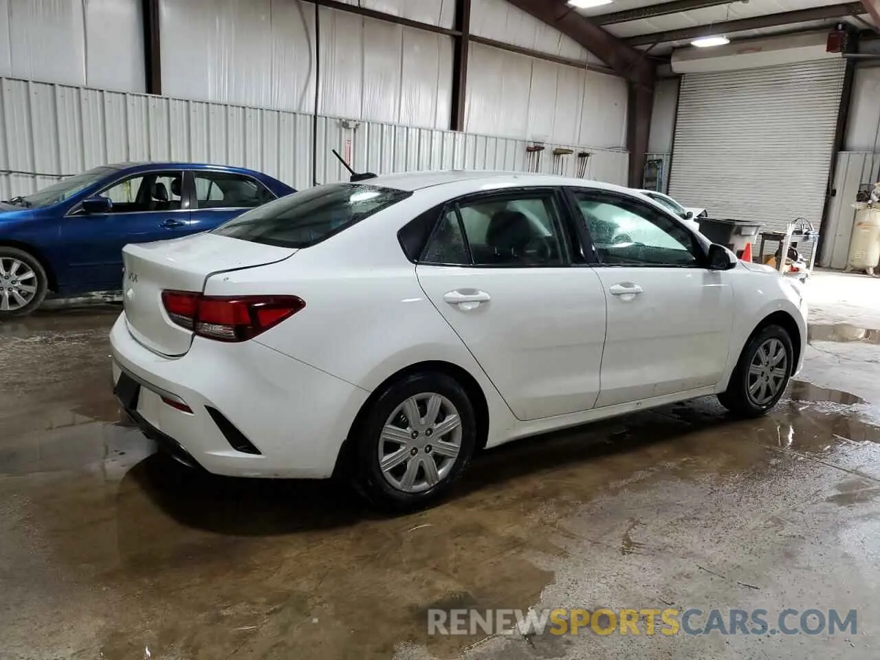 3 Фотография поврежденного автомобиля 3KPA24AD1NE431839 KIA RIO 2022