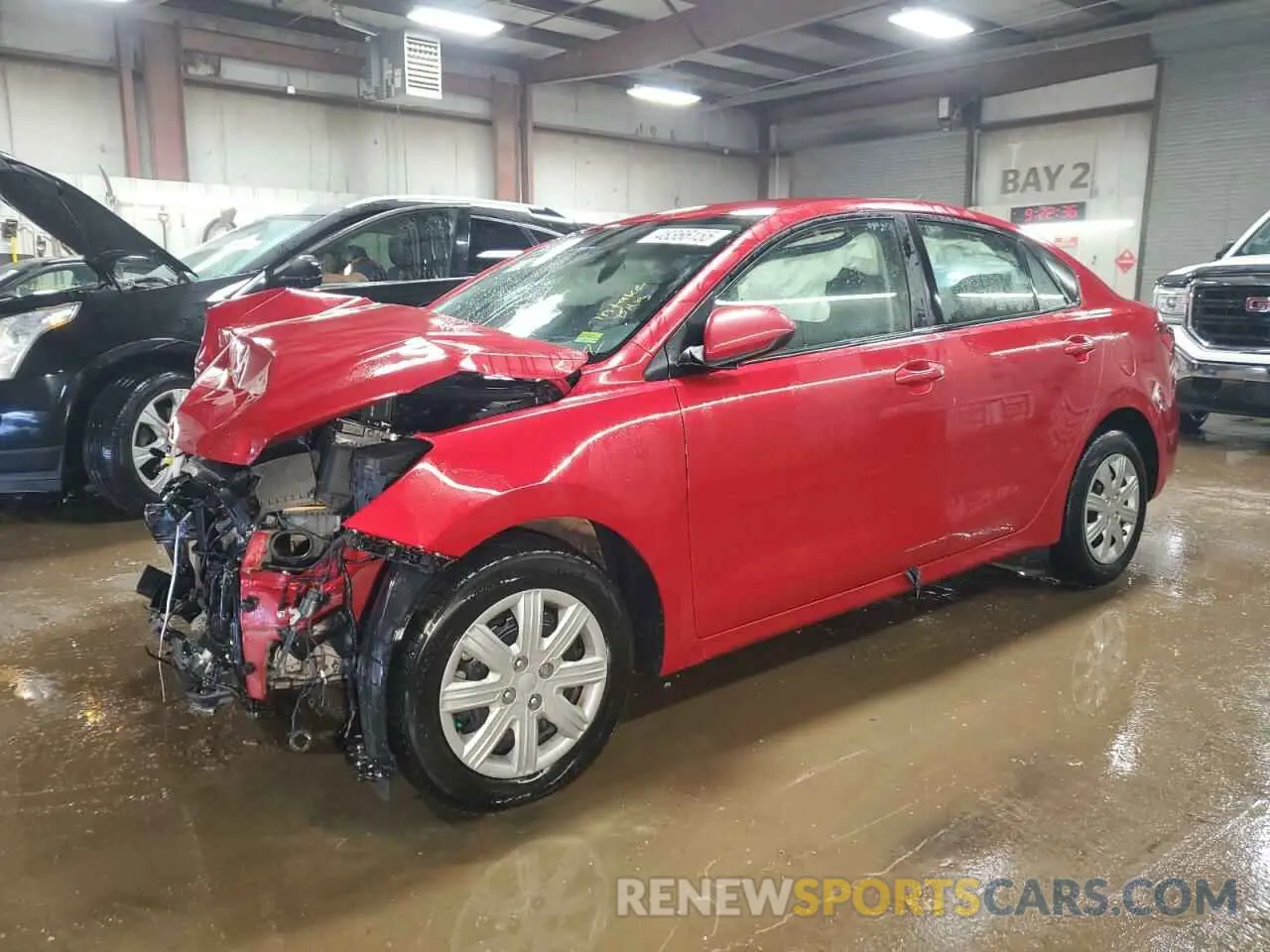 1 Фотография поврежденного автомобиля 3KPA24AD1NE460290 KIA RIO 2022