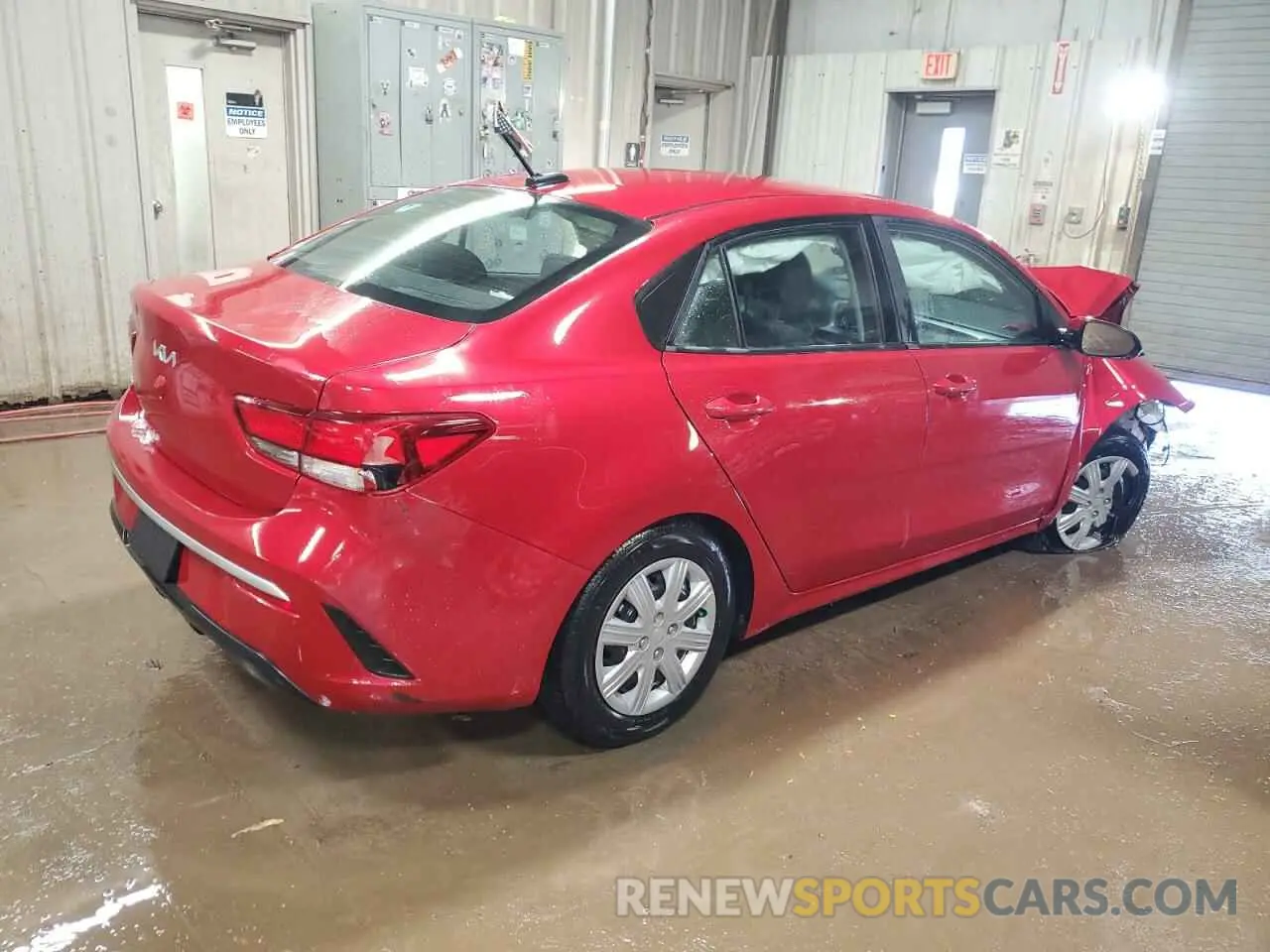 3 Фотография поврежденного автомобиля 3KPA24AD1NE460290 KIA RIO 2022