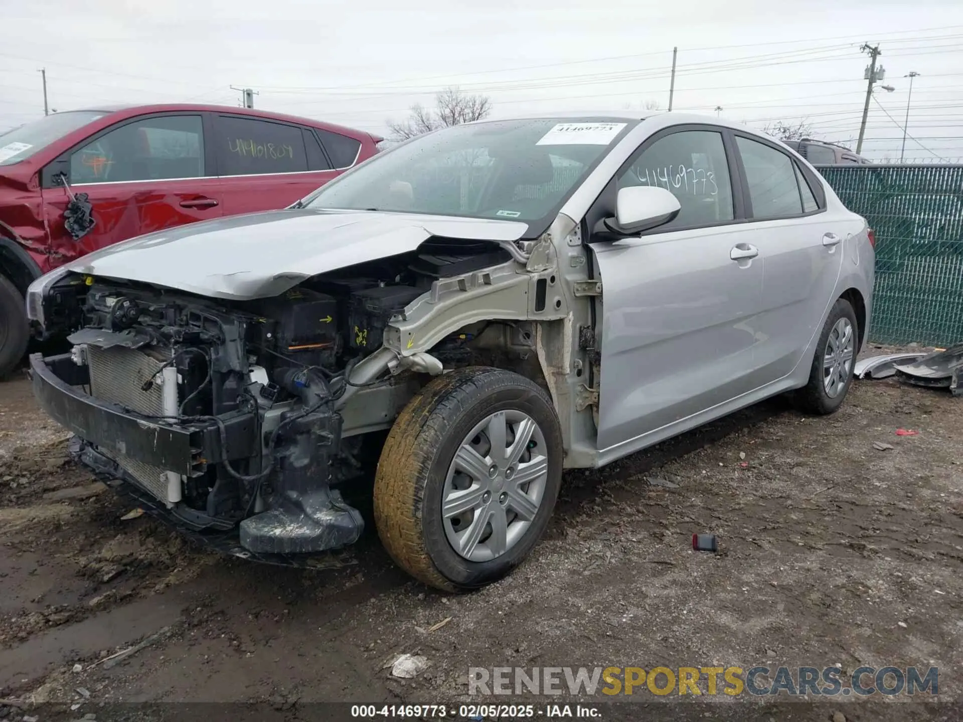 6 Photograph of a damaged car 3KPA24AD1NE473525 KIA RIO 2022