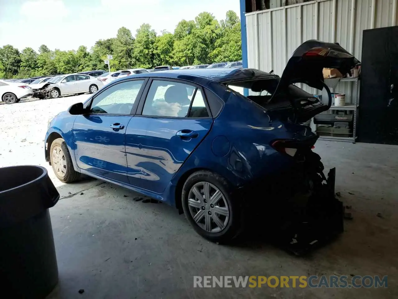 2 Photograph of a damaged car 3KPA24AD1NE474495 KIA RIO 2022