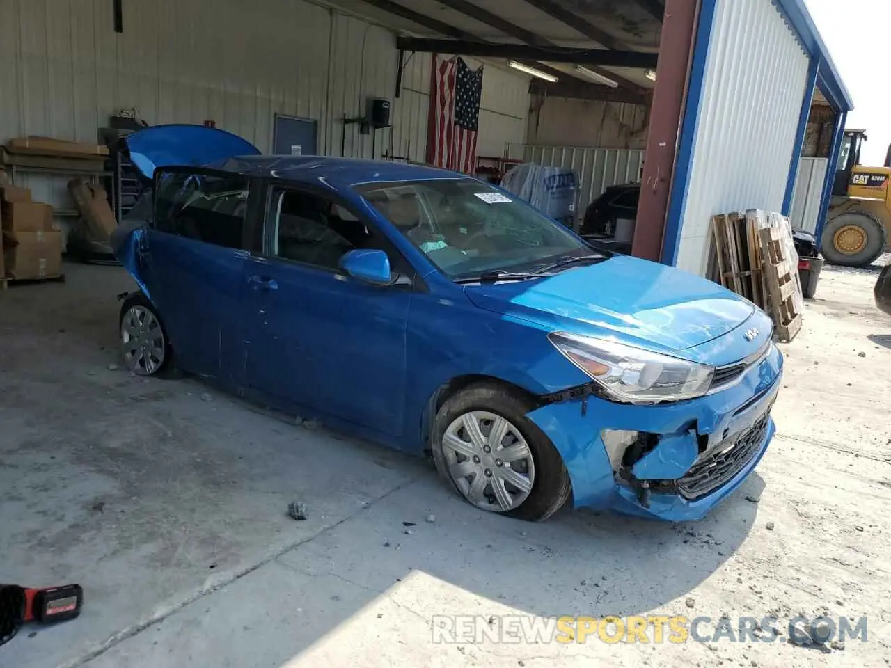 4 Photograph of a damaged car 3KPA24AD1NE474495 KIA RIO 2022
