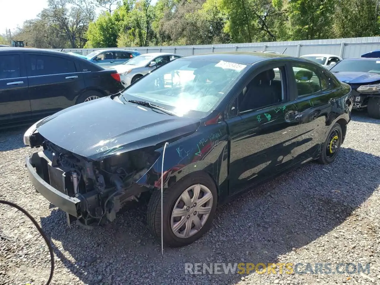 1 Photograph of a damaged car 3KPA24AD1NE479552 KIA RIO 2022