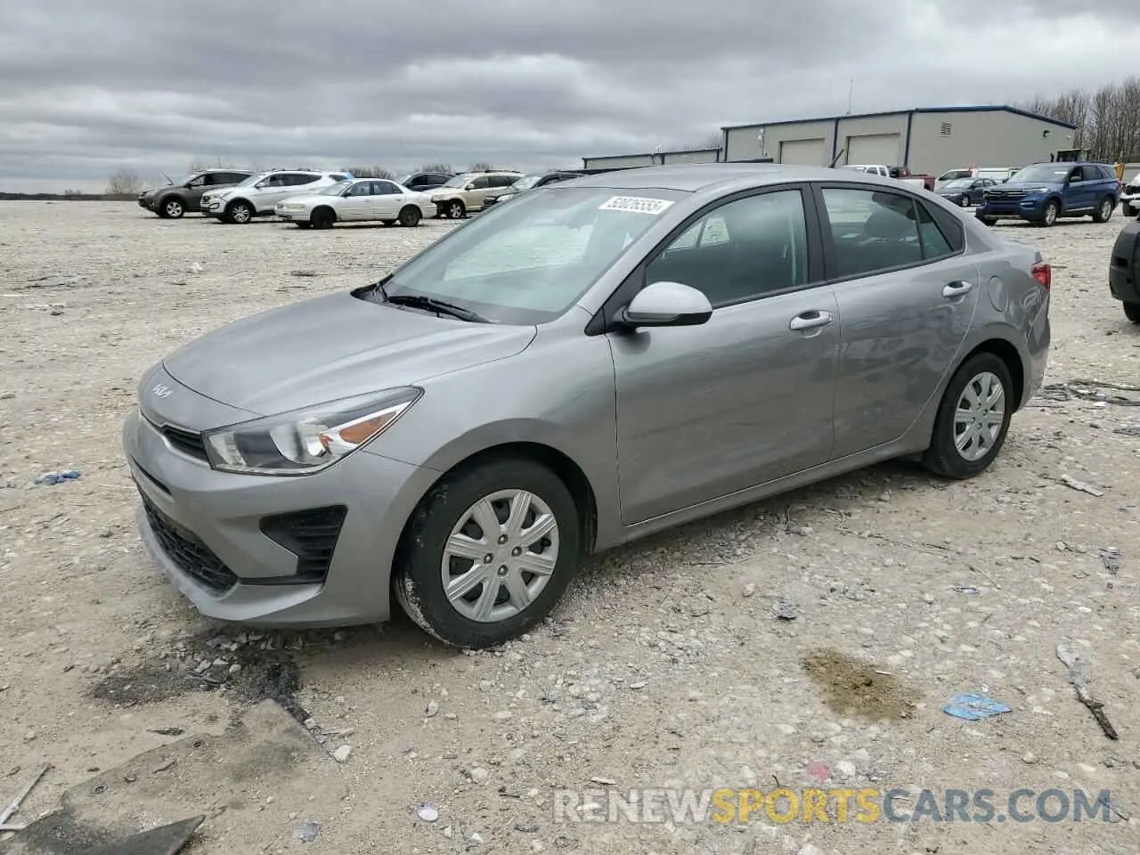 1 Photograph of a damaged car 3KPA24AD3NE440008 KIA RIO 2022