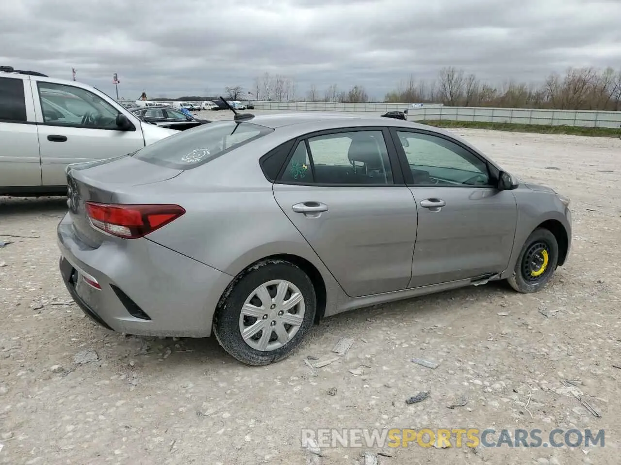 3 Photograph of a damaged car 3KPA24AD3NE440008 KIA RIO 2022
