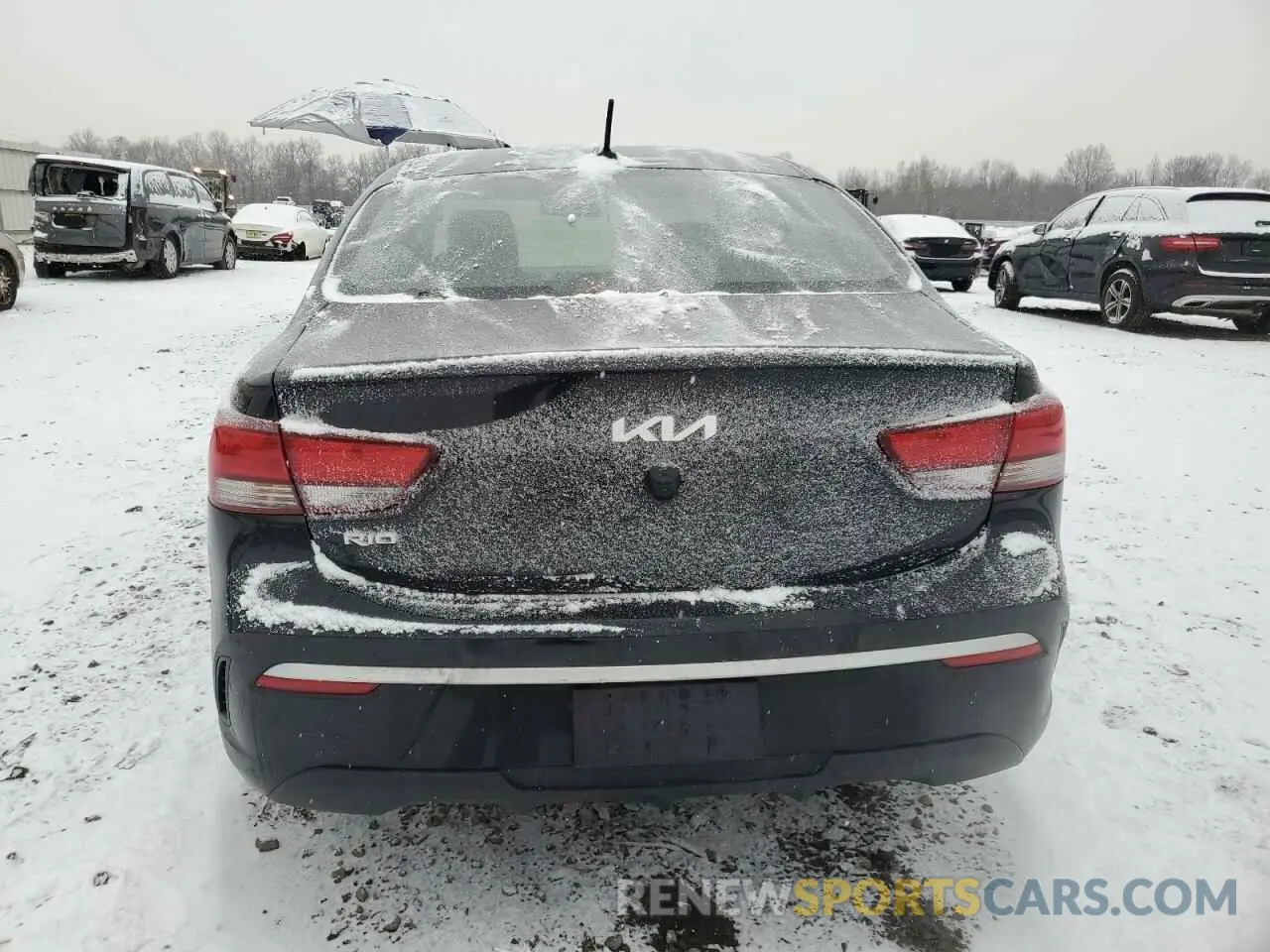6 Photograph of a damaged car 3KPA24AD3NE450294 KIA RIO 2022