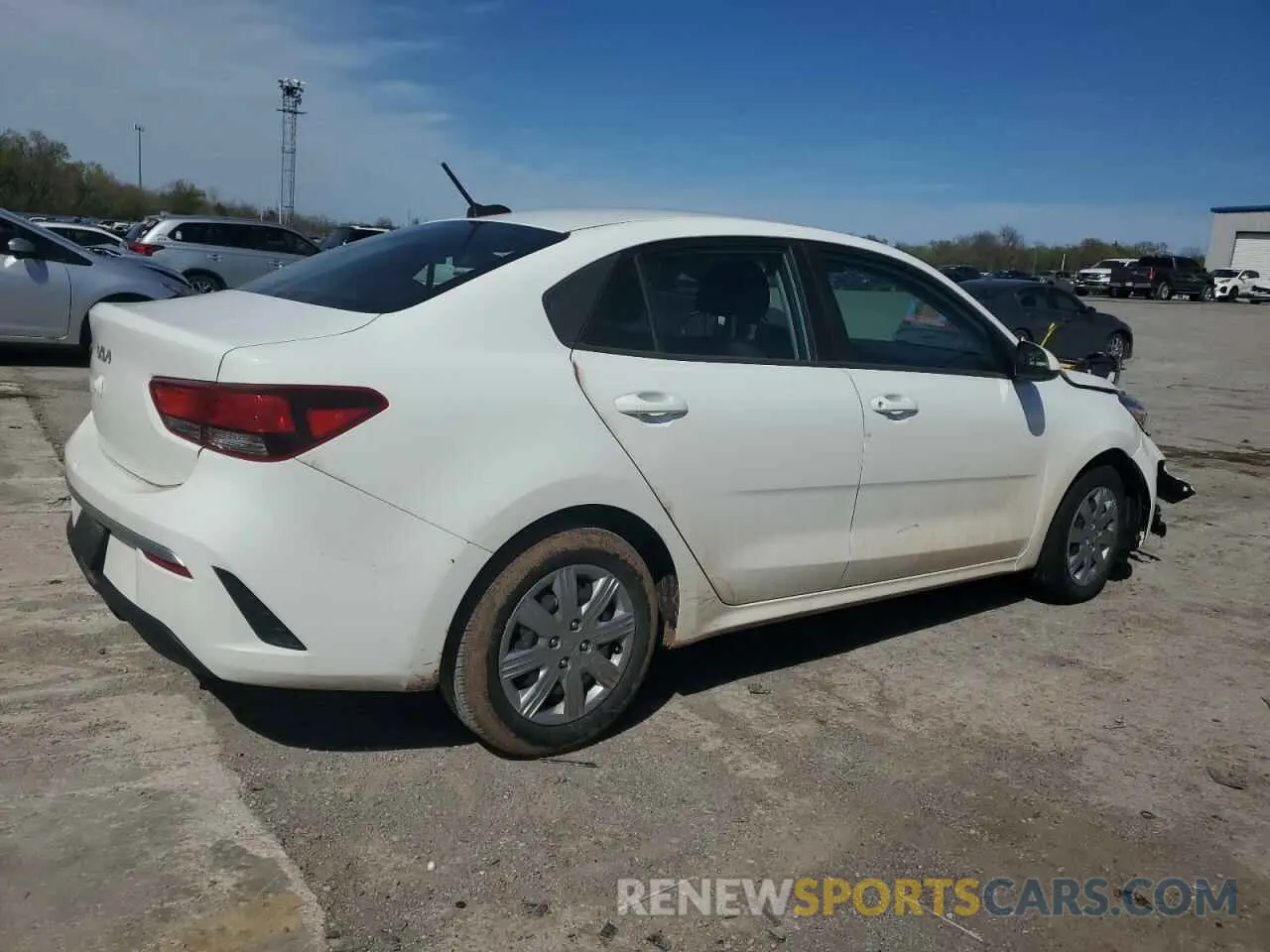 3 Photograph of a damaged car 3KPA24AD3NE456855 KIA RIO 2022