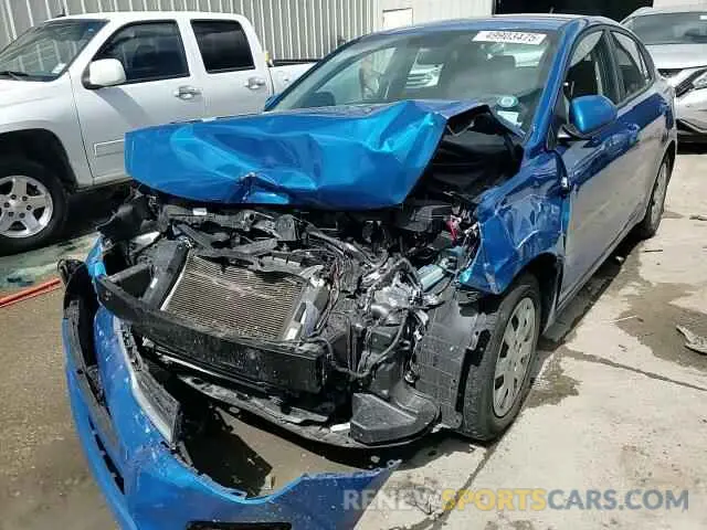13 Photograph of a damaged car 3KPA24AD3NE468231 KIA RIO 2022
