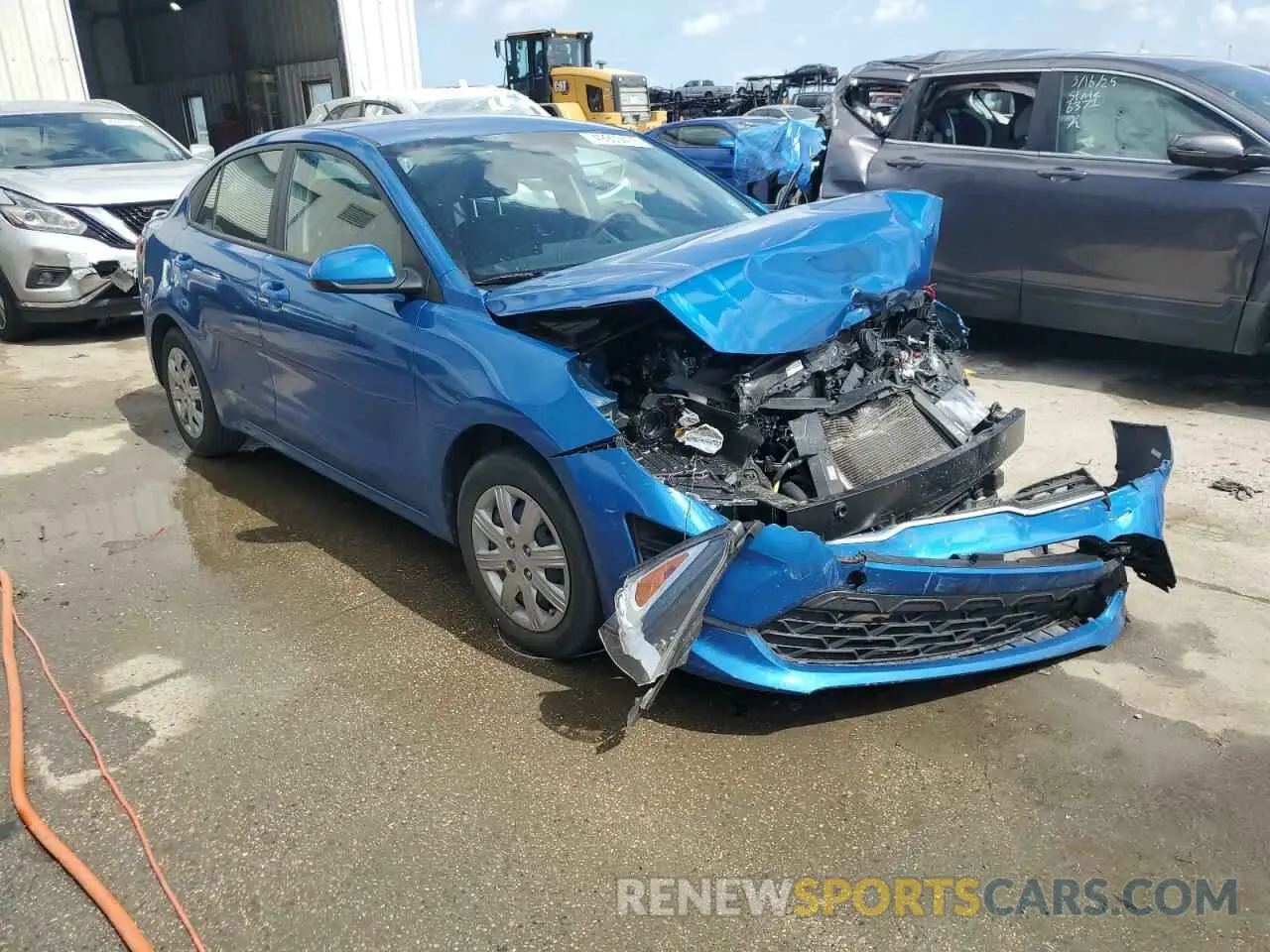 4 Photograph of a damaged car 3KPA24AD3NE468231 KIA RIO 2022