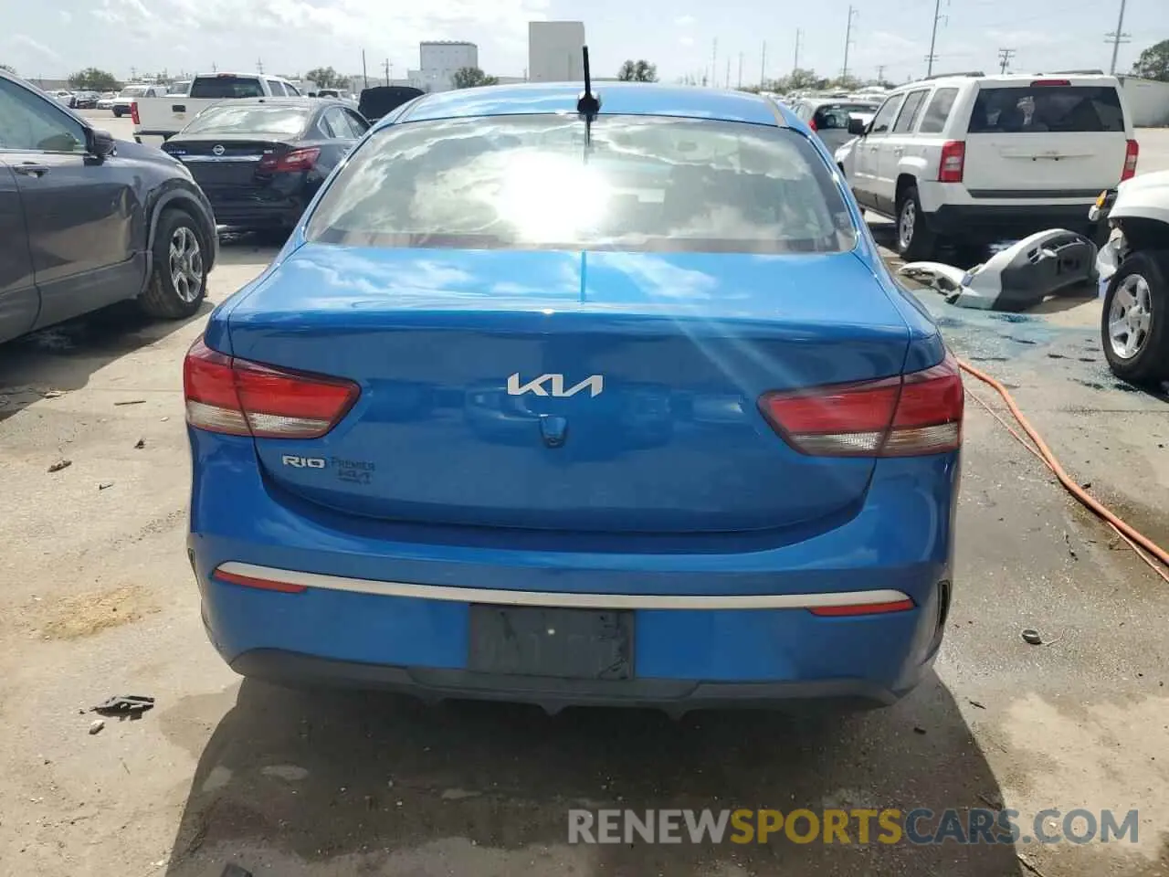 6 Photograph of a damaged car 3KPA24AD3NE468231 KIA RIO 2022