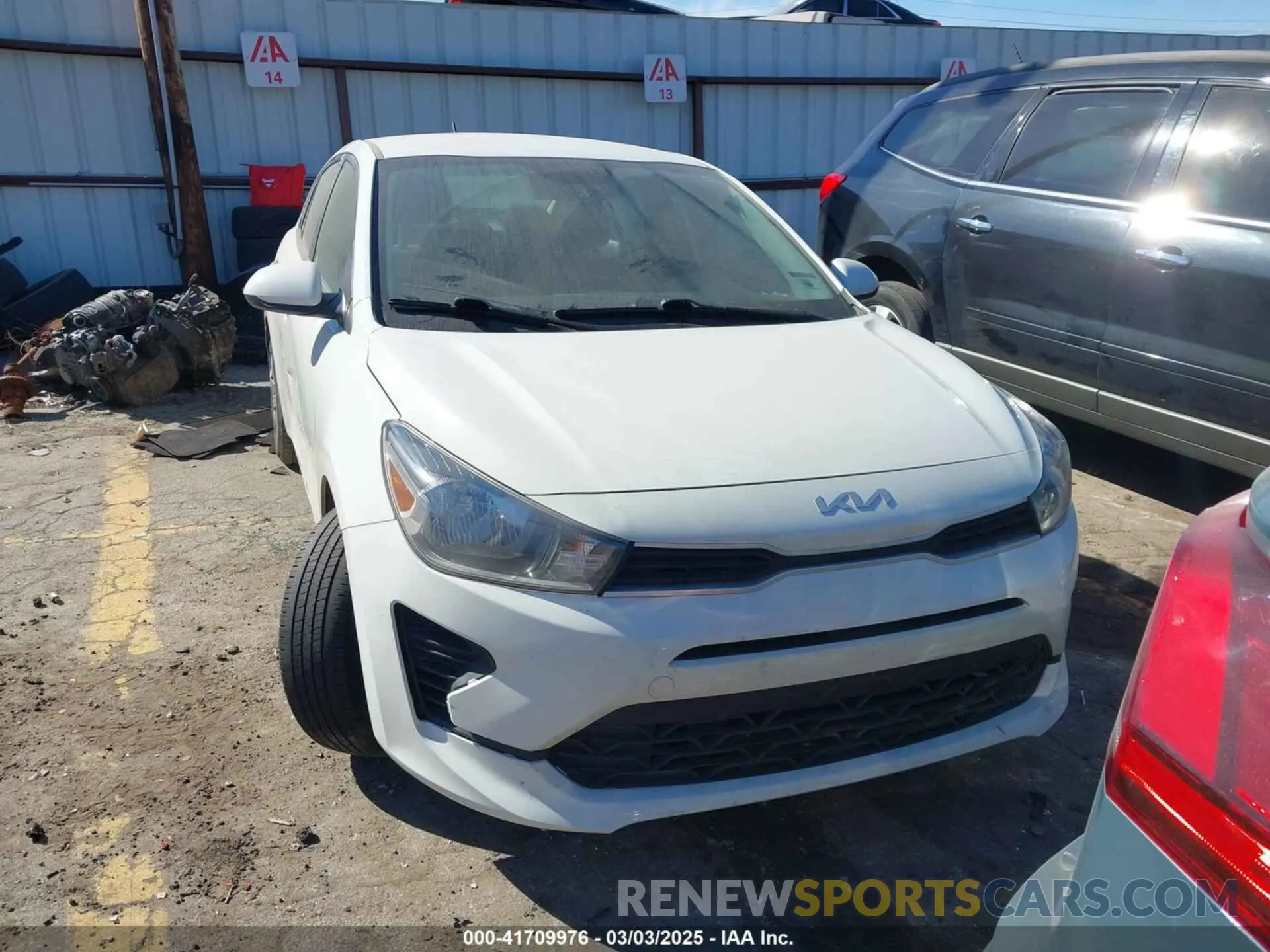11 Photograph of a damaged car 3KPA24AD4NE434315 KIA RIO 2022