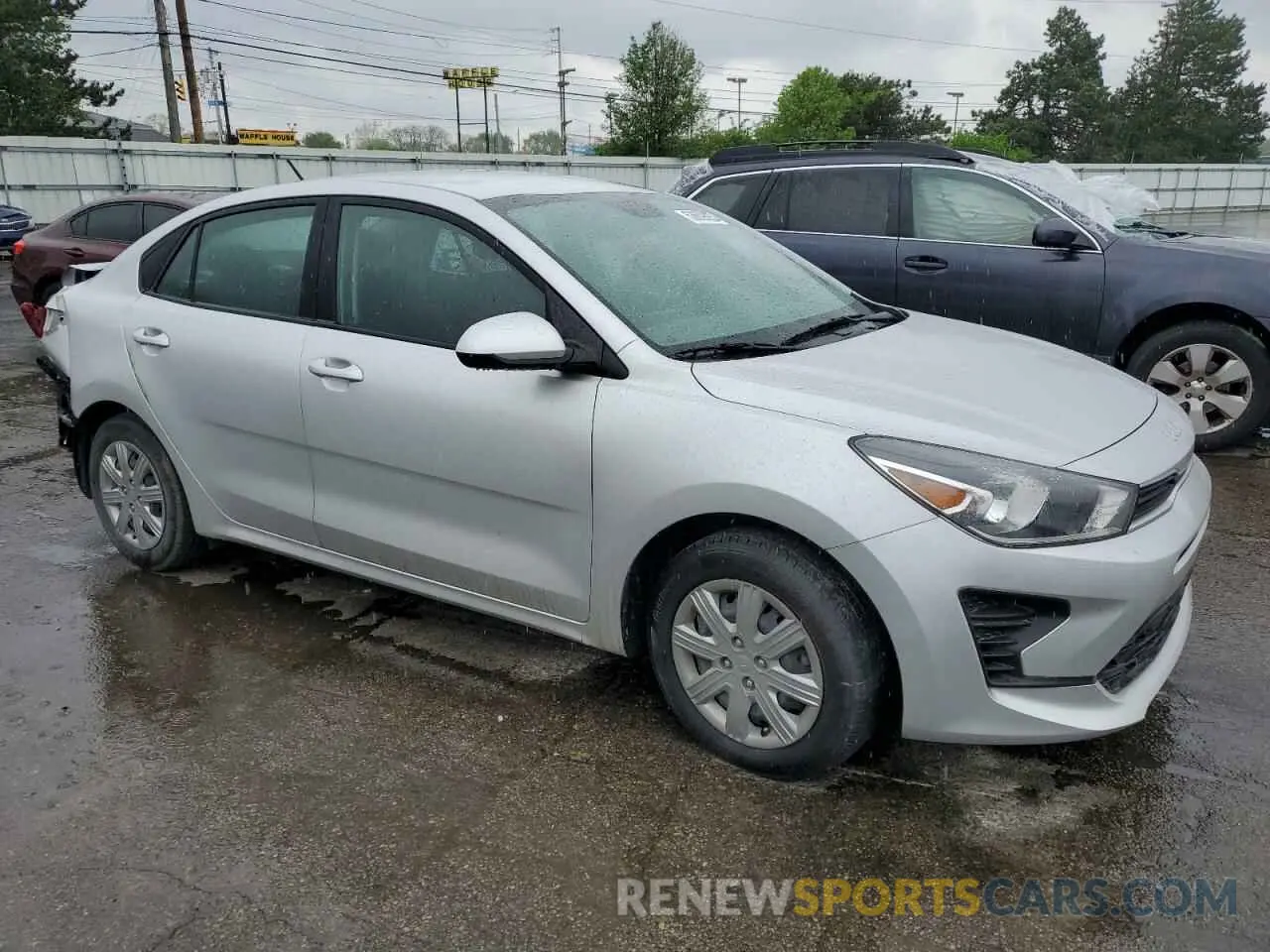 4 Photograph of a damaged car 3KPA24AD4NE480131 KIA RIO 2022