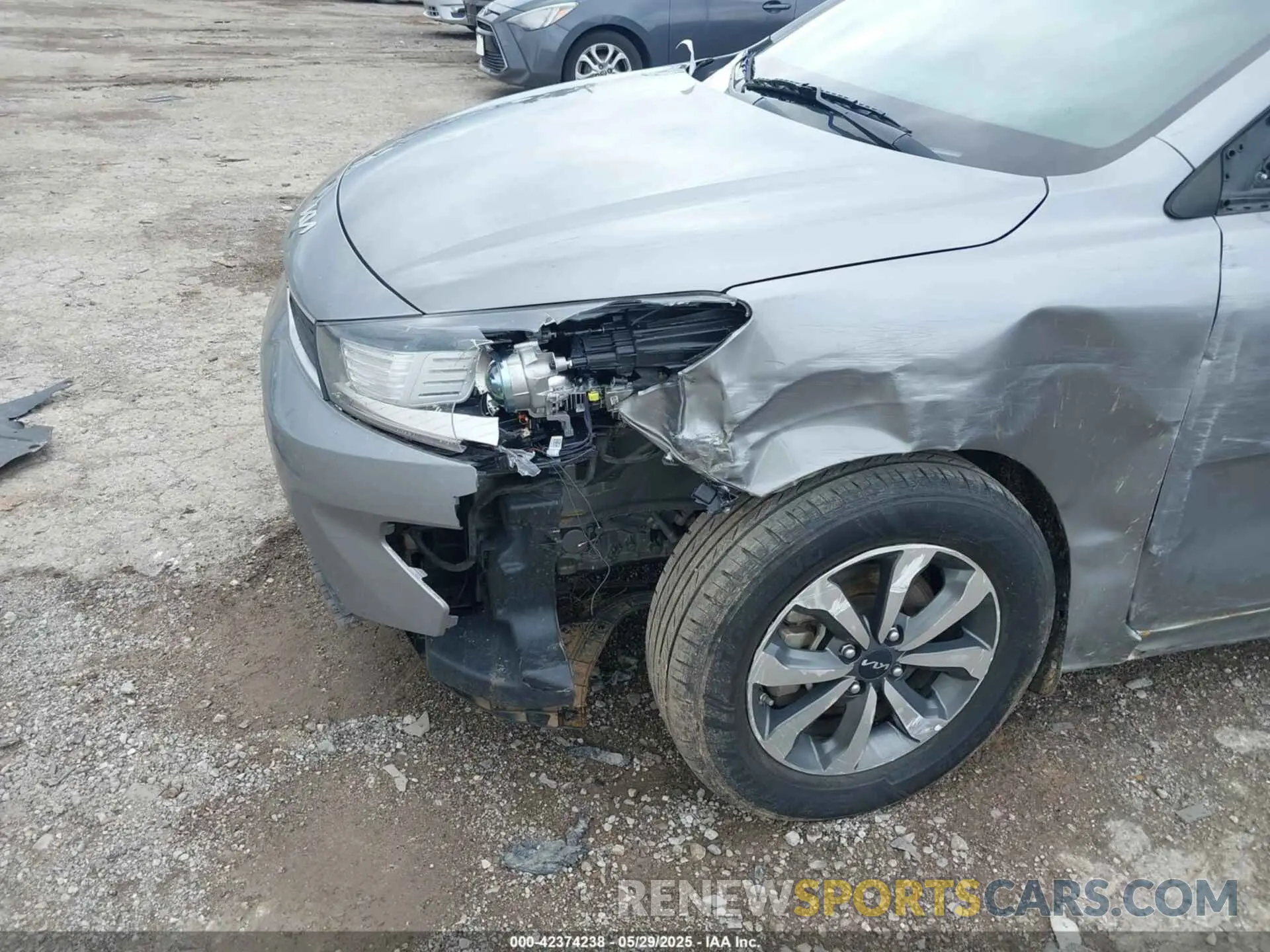 6 Фотография поврежденного автомобиля 3KPA24AD4NE481215 KIA RIO 2022