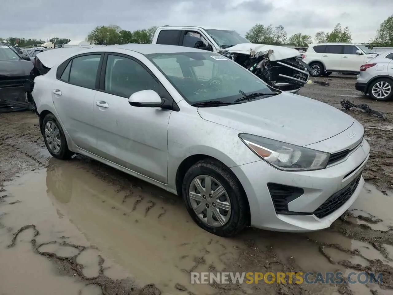 4 Фотография поврежденного автомобиля 3KPA24AD4NE486009 KIA RIO 2022