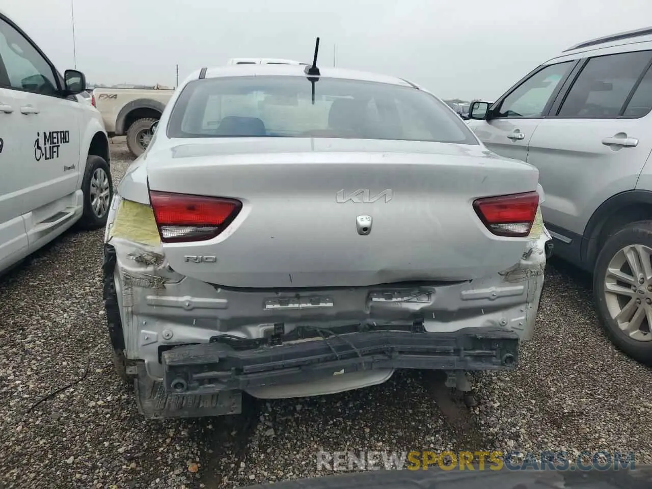 6 Фотография поврежденного автомобиля 3KPA24AD4NE486009 KIA RIO 2022