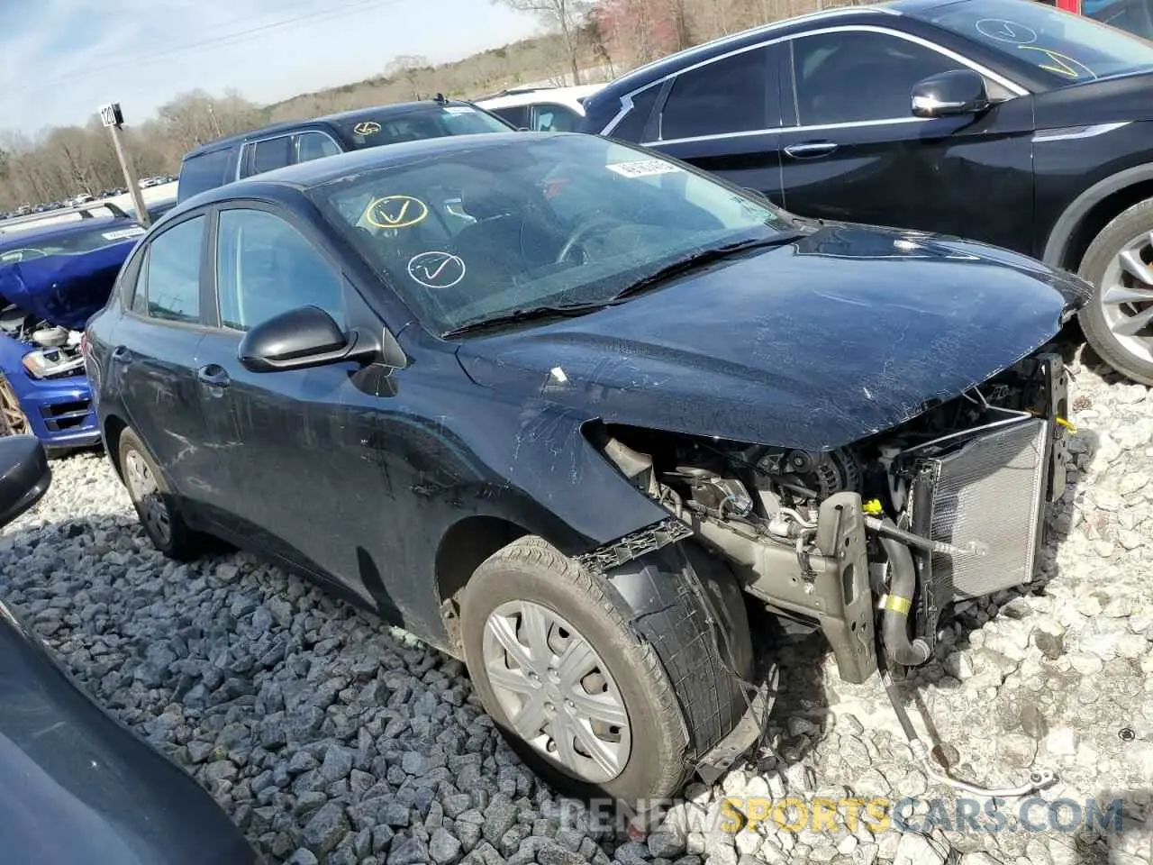4 Photograph of a damaged car 3KPA24AD4NE496118 KIA RIO 2022
