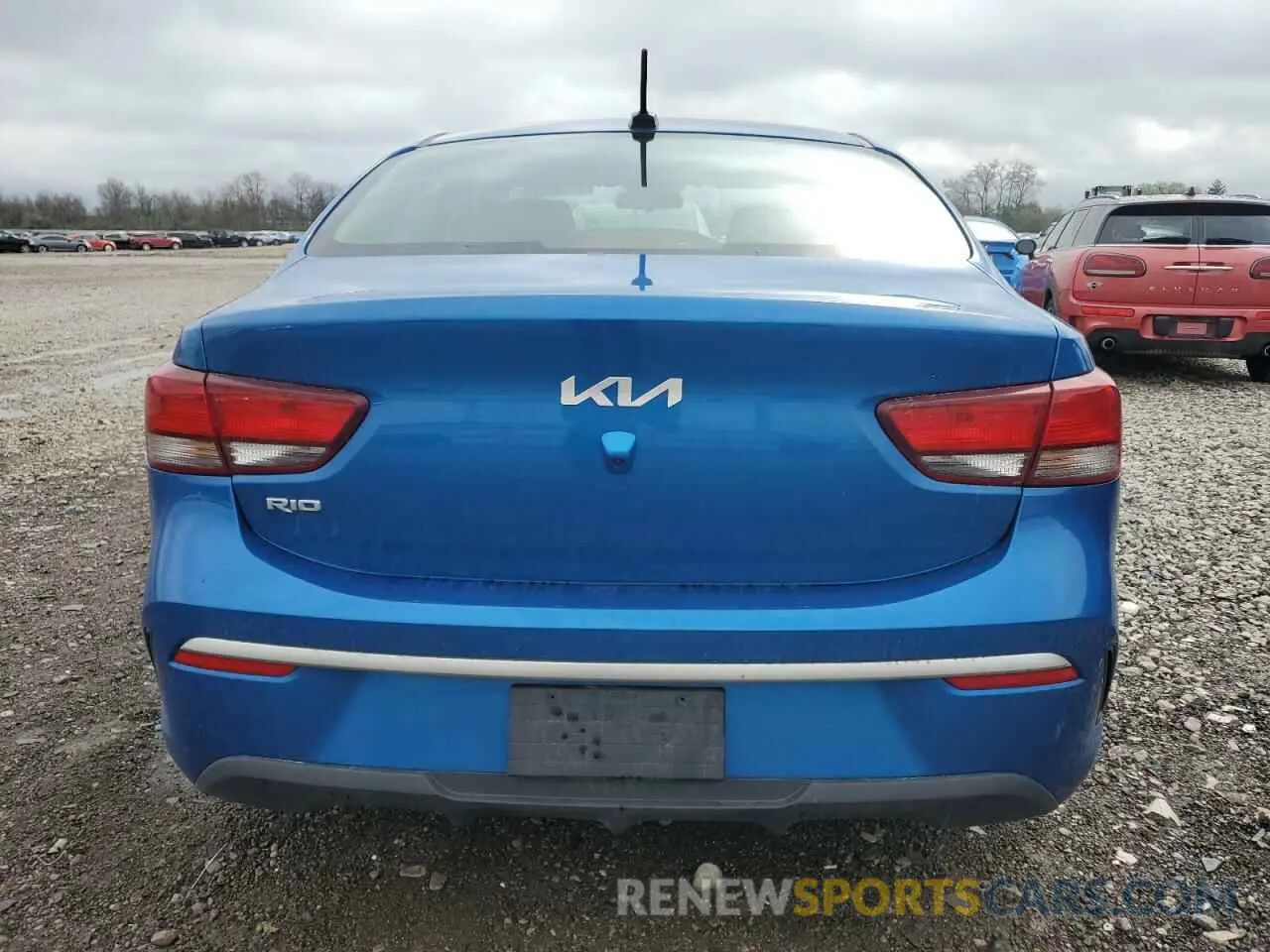 6 Photograph of a damaged car 3KPA24AD5NE431360 KIA RIO 2022