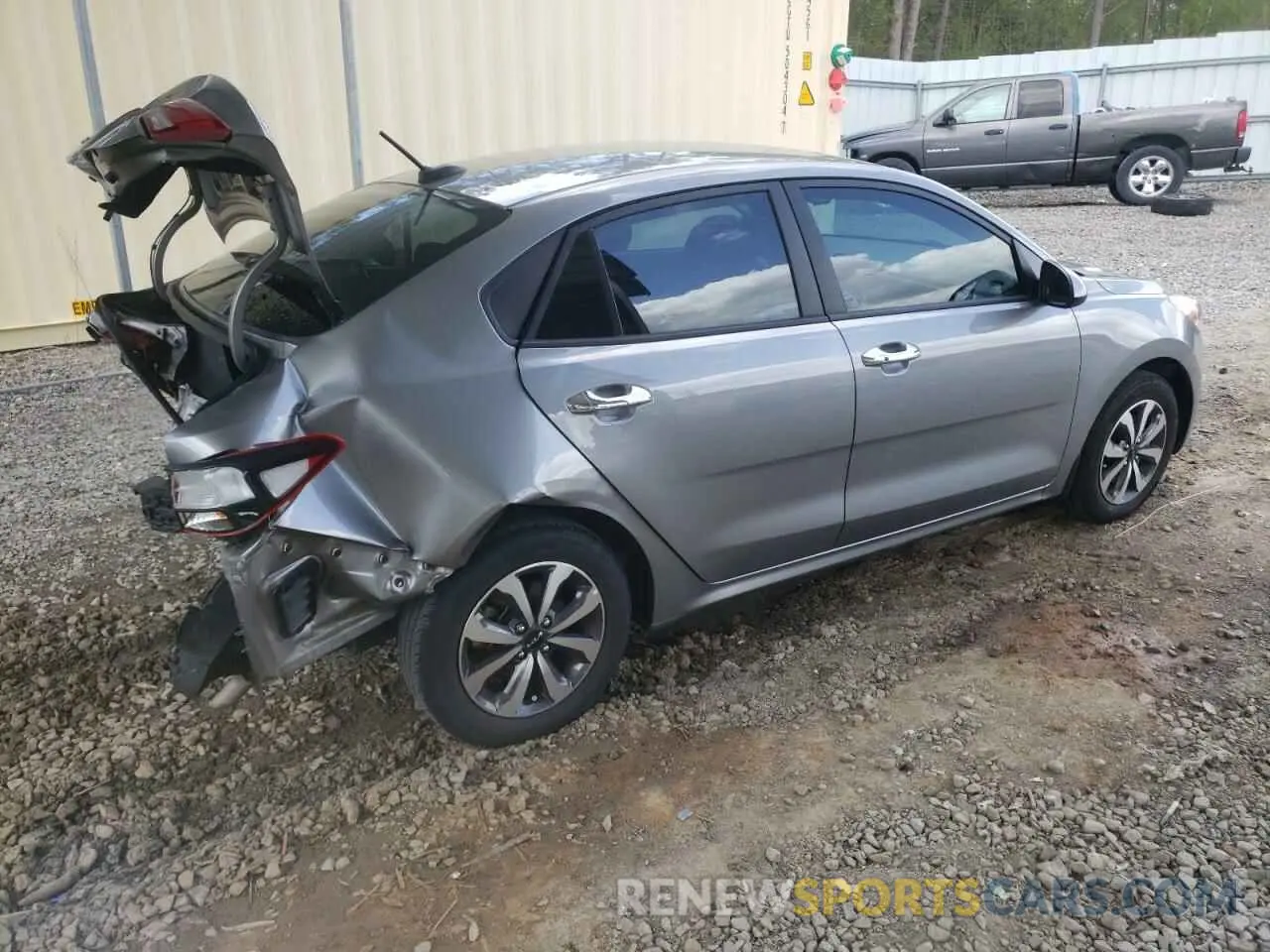 3 Фотография поврежденного автомобиля 3KPA24AD5NE432542 KIA RIO 2022