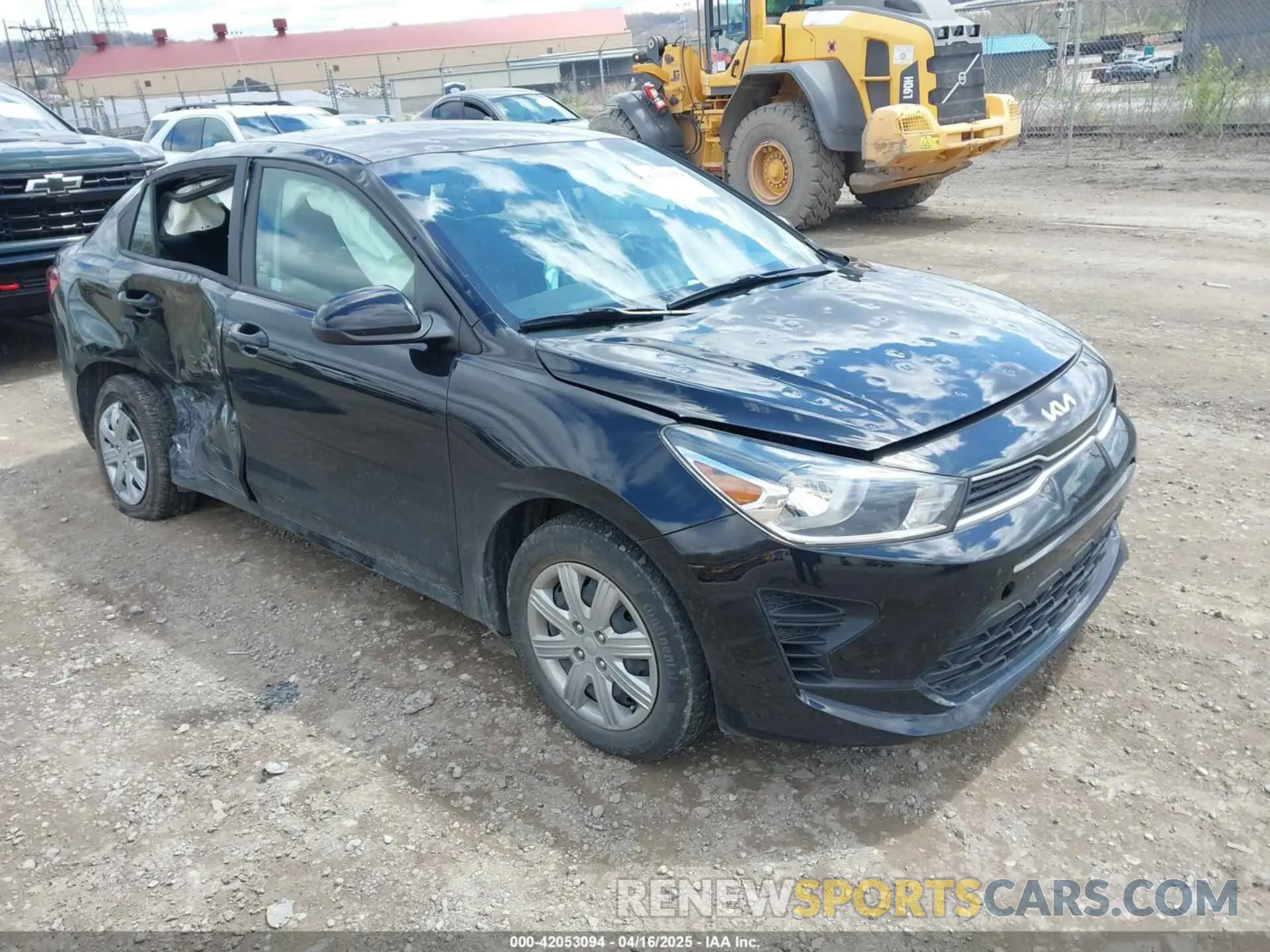 1 Photograph of a damaged car 3KPA24AD5NE496273 KIA RIO 2022