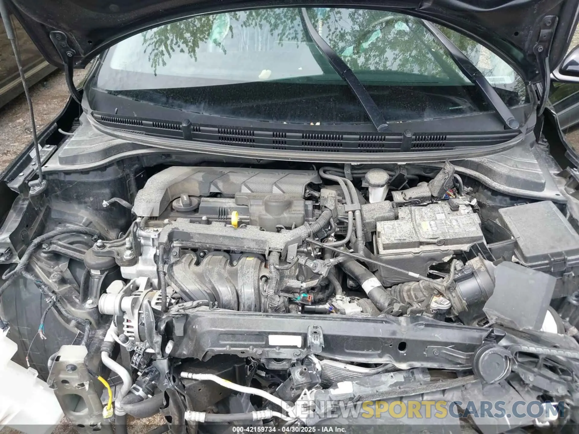 10 Фотография поврежденного автомобиля 3KPA24AD5NE510589 KIA RIO 2022