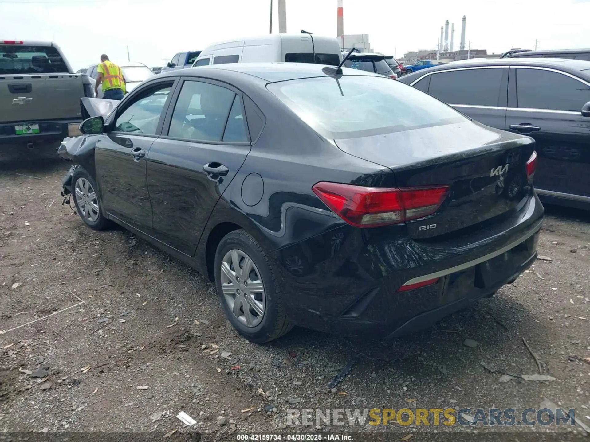 3 Фотография поврежденного автомобиля 3KPA24AD5NE510589 KIA RIO 2022