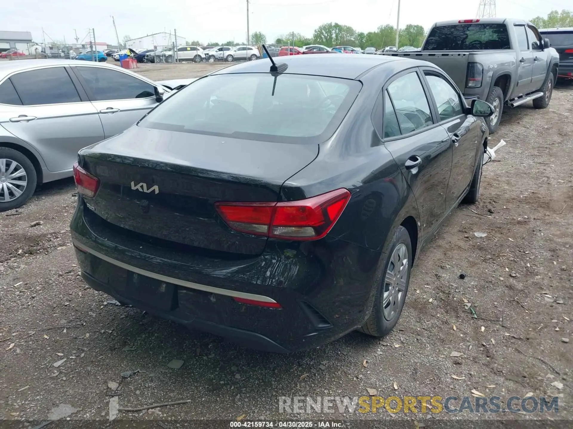 4 Фотография поврежденного автомобиля 3KPA24AD5NE510589 KIA RIO 2022