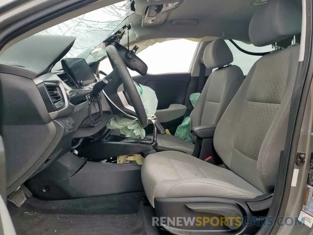 7 Photograph of a damaged car 3KPA24AD6NE442612 KIA RIO 2022
