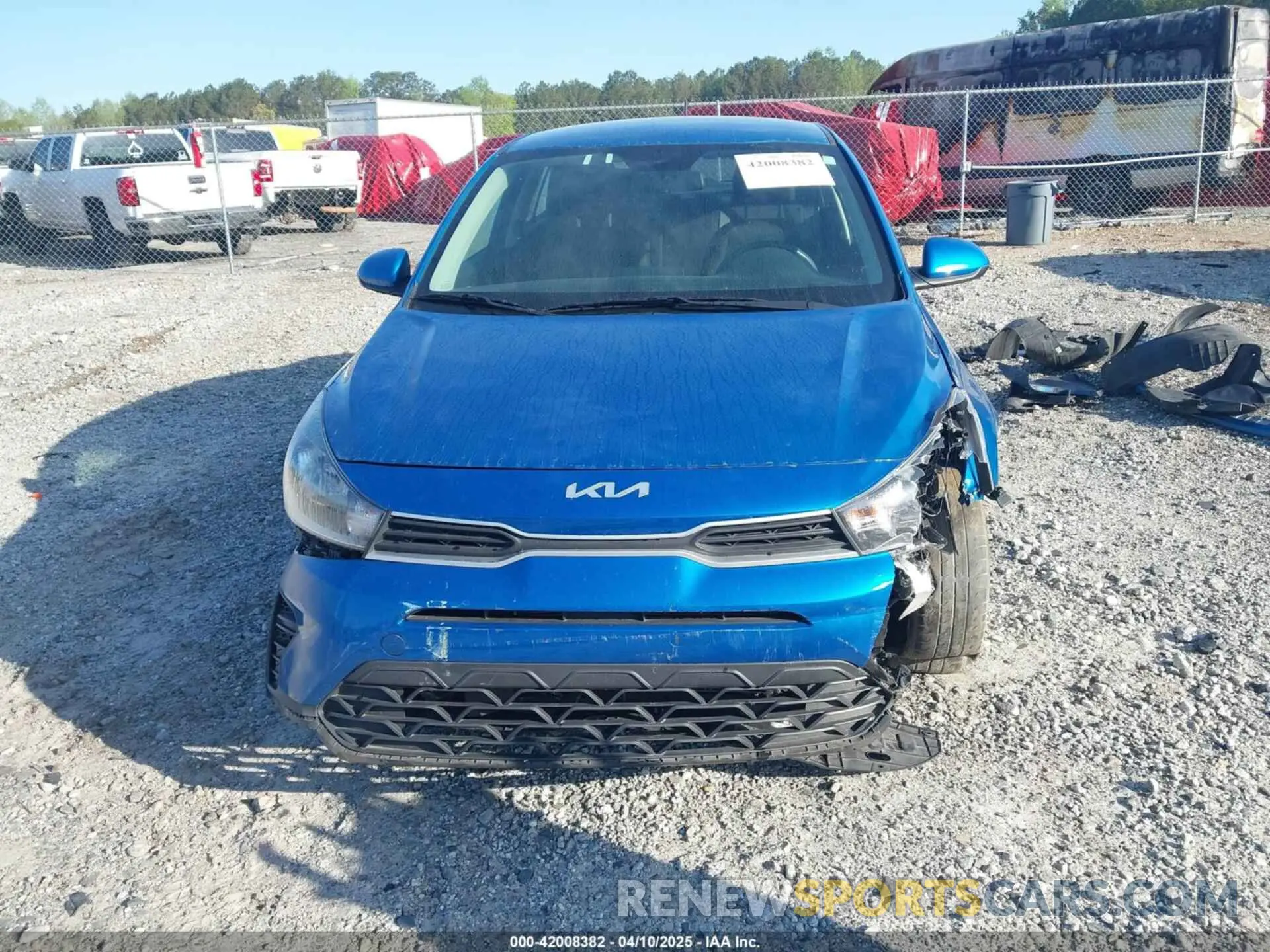13 Photograph of a damaged car 3KPA24AD7NE438438 KIA RIO 2022