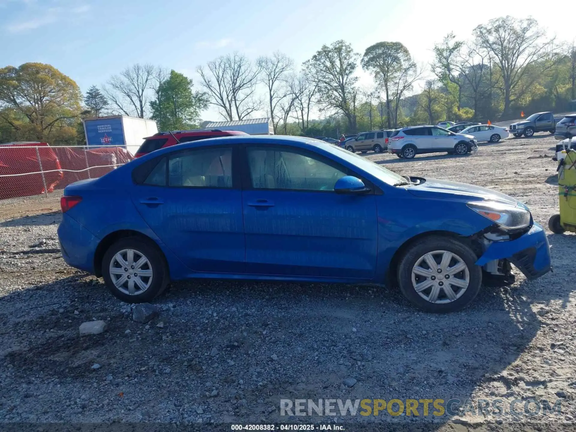 14 Photograph of a damaged car 3KPA24AD7NE438438 KIA RIO 2022
