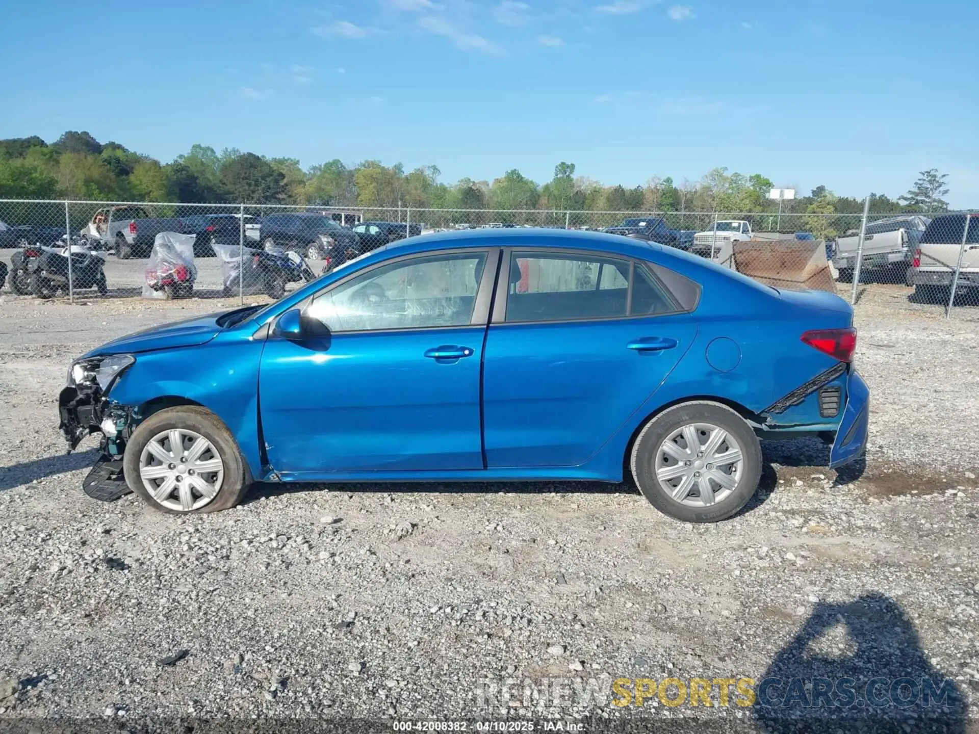 15 Photograph of a damaged car 3KPA24AD7NE438438 KIA RIO 2022