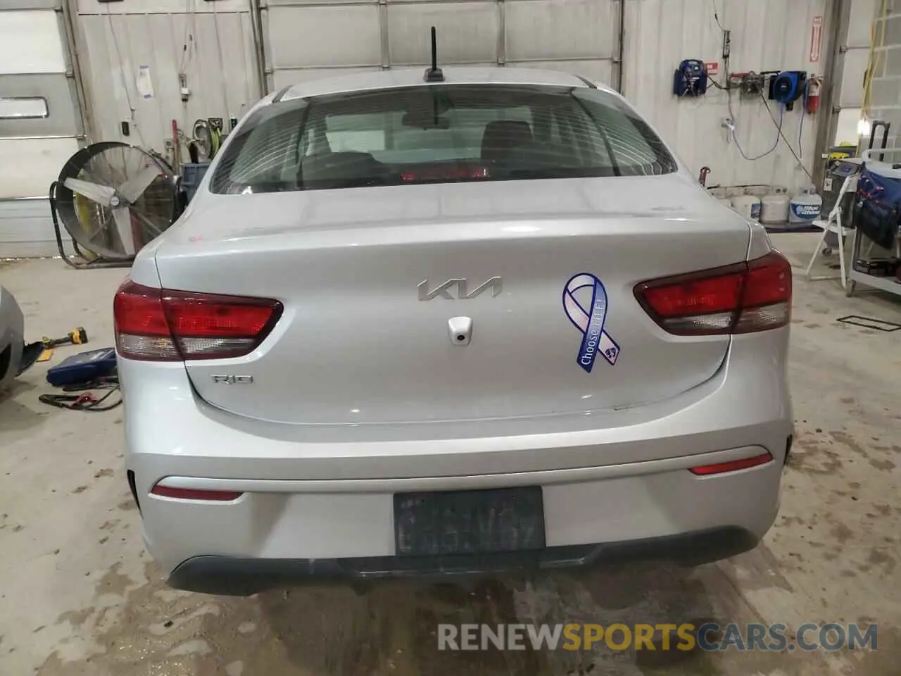 6 Photograph of a damaged car 3KPA24AD7NE465915 KIA RIO 2022