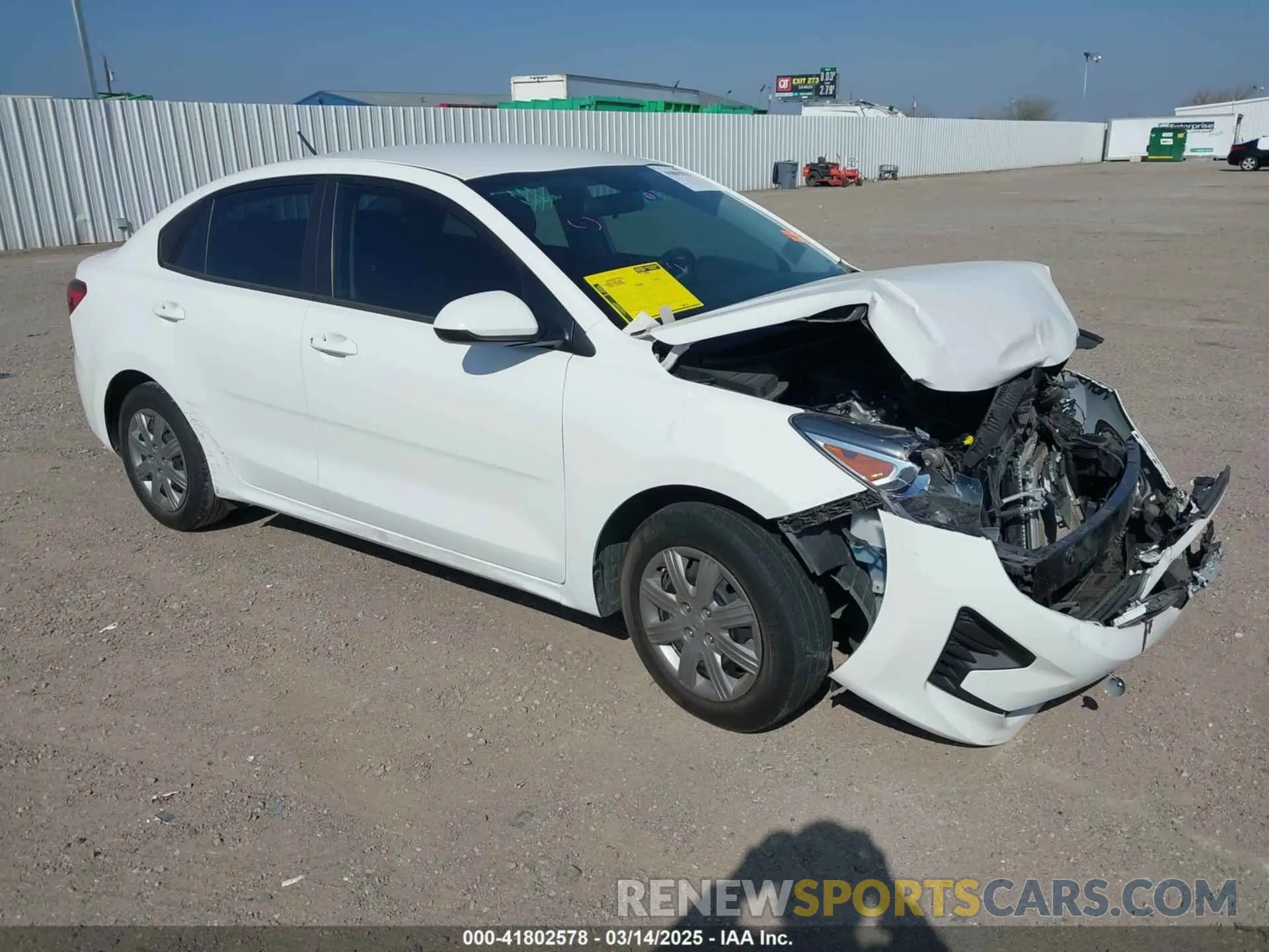 1 Фотография поврежденного автомобиля 3KPA24AD7NE486800 KIA RIO 2022
