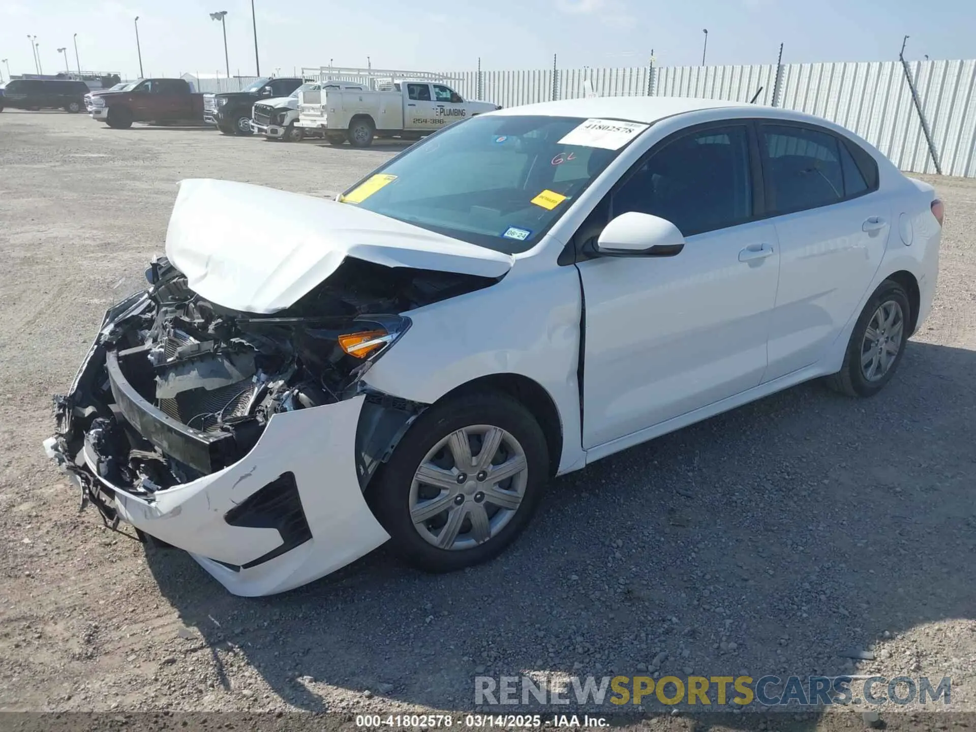 2 Фотография поврежденного автомобиля 3KPA24AD7NE486800 KIA RIO 2022