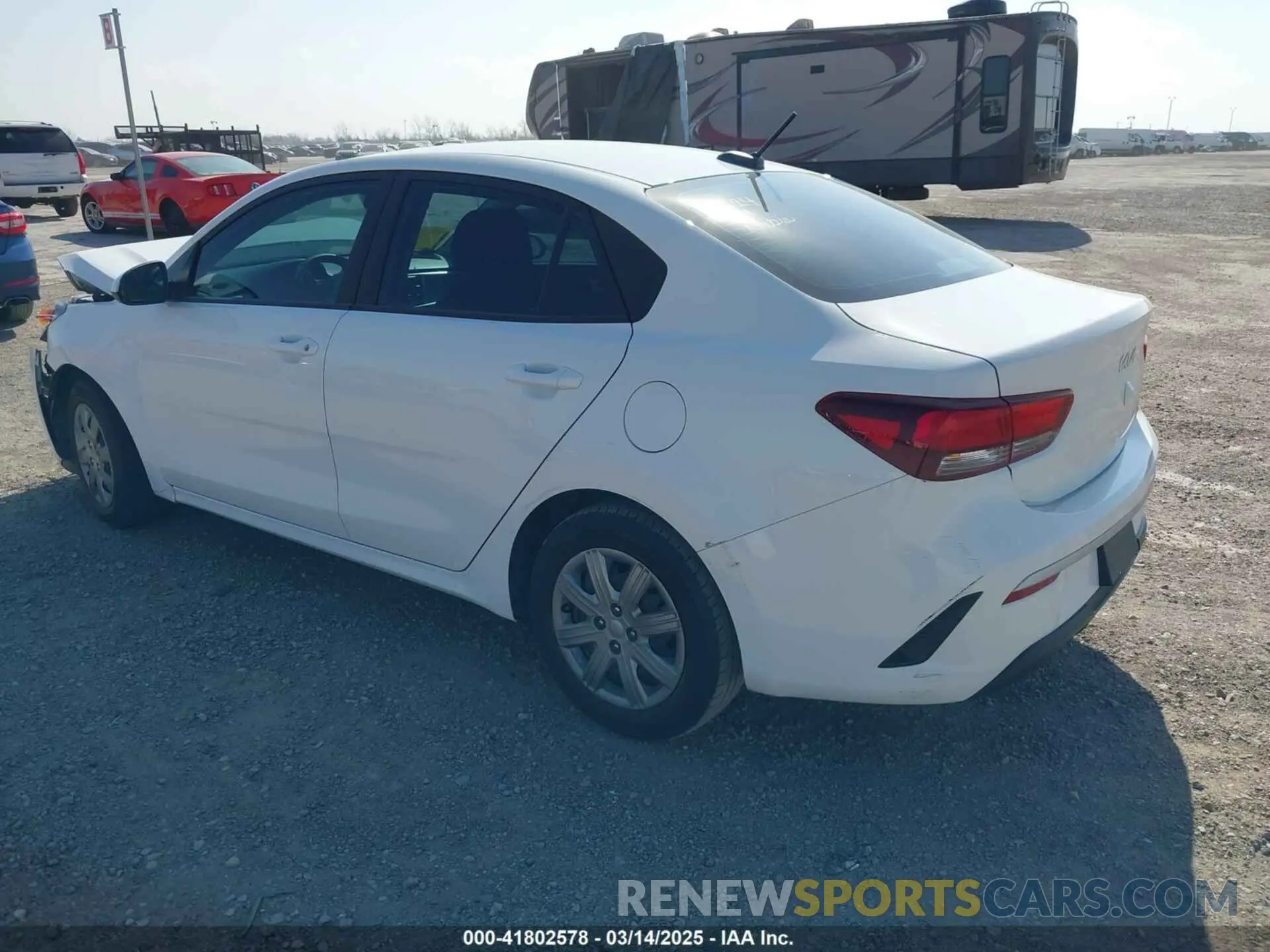 3 Фотография поврежденного автомобиля 3KPA24AD7NE486800 KIA RIO 2022